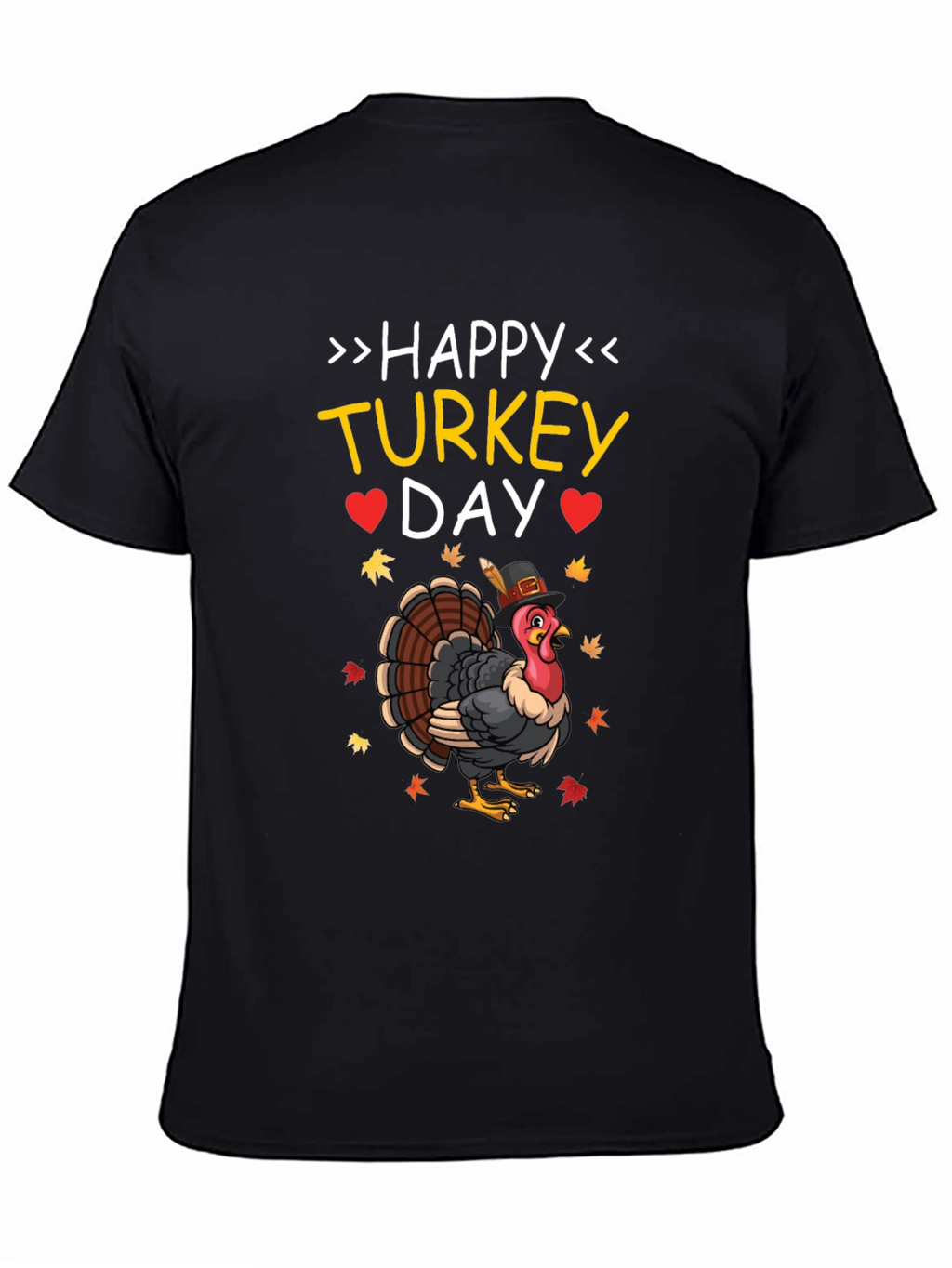 Happy Turkey Day Graphic T-Shirt