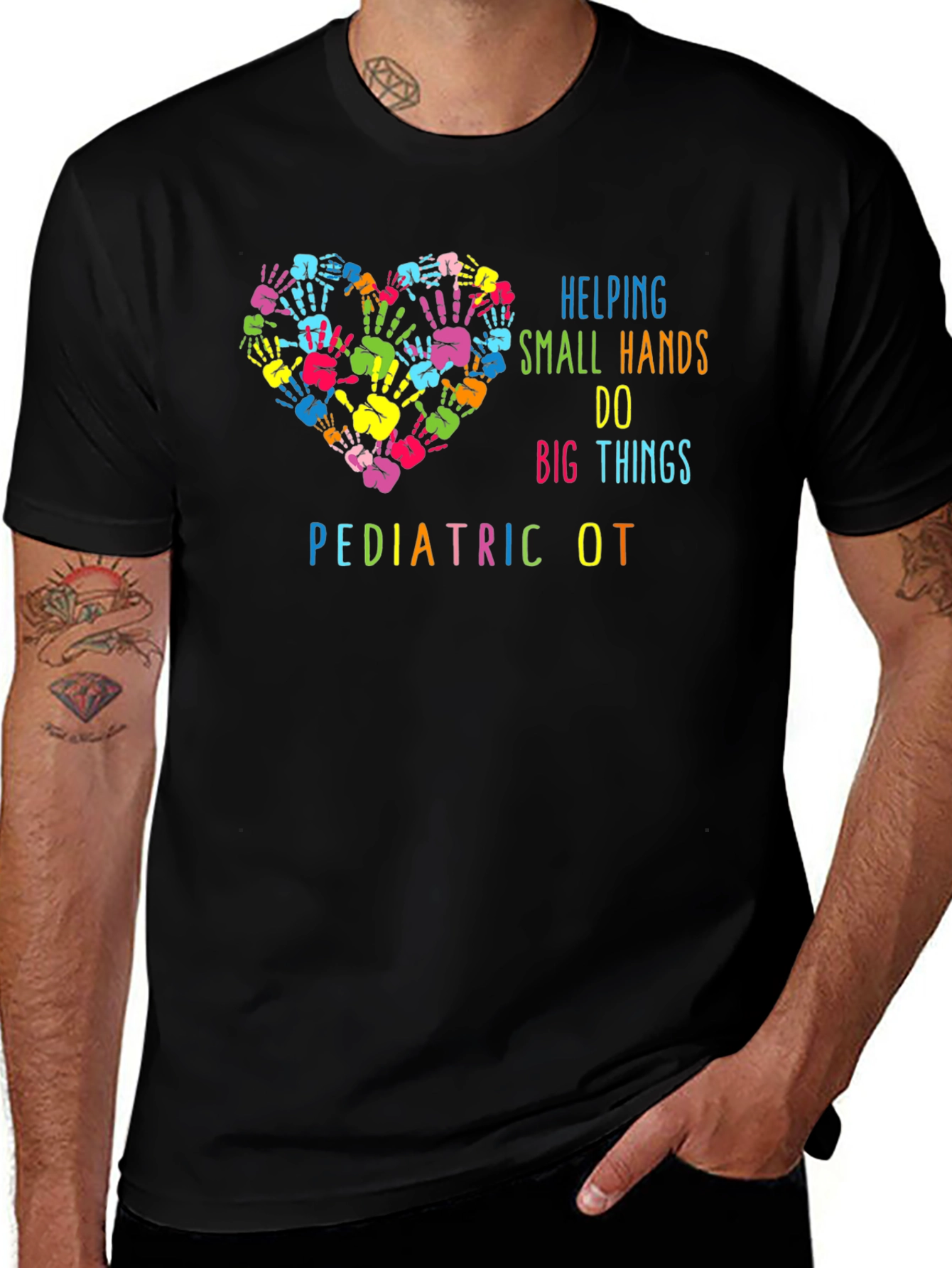 Pediatric OT Helping Hands Graphic T-Shirt