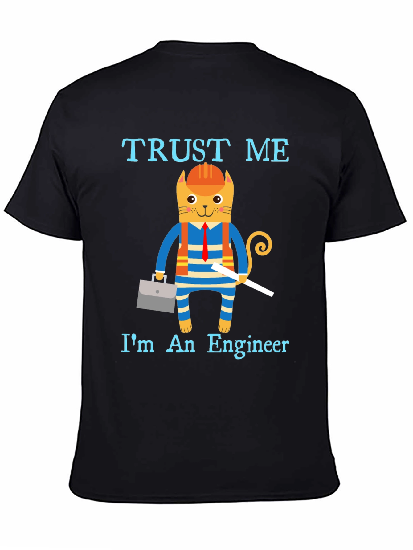 Trust Me Im an Engineer Funny Cat T-Shirt