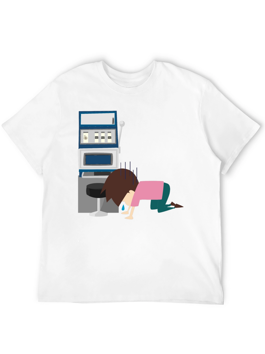 Gambling Loss Graphic Tee - Black