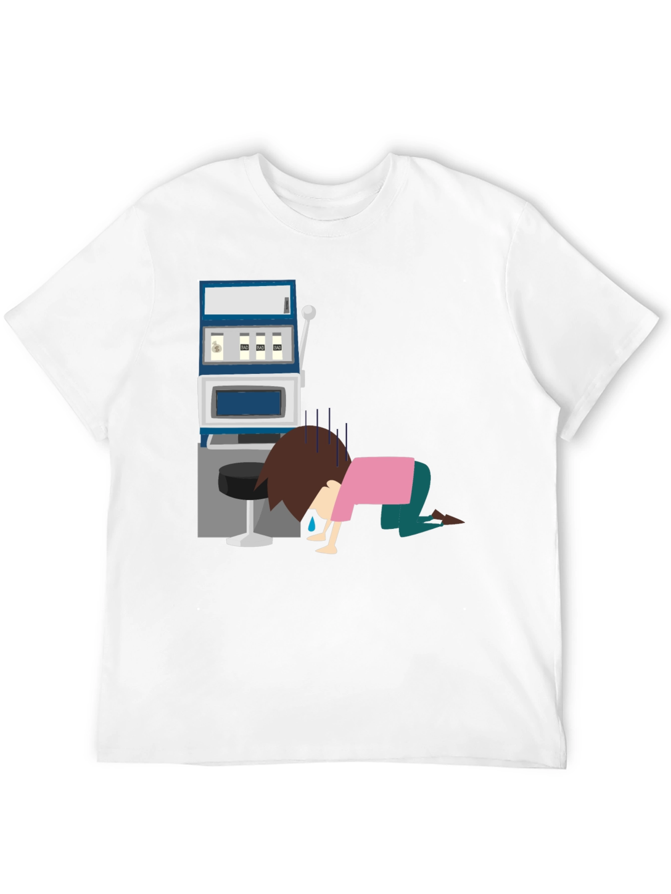 Gambling Loss Graphic Tee - Black