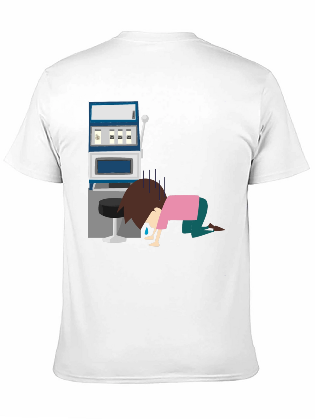 Gambling Loss Graphic Tee - Black