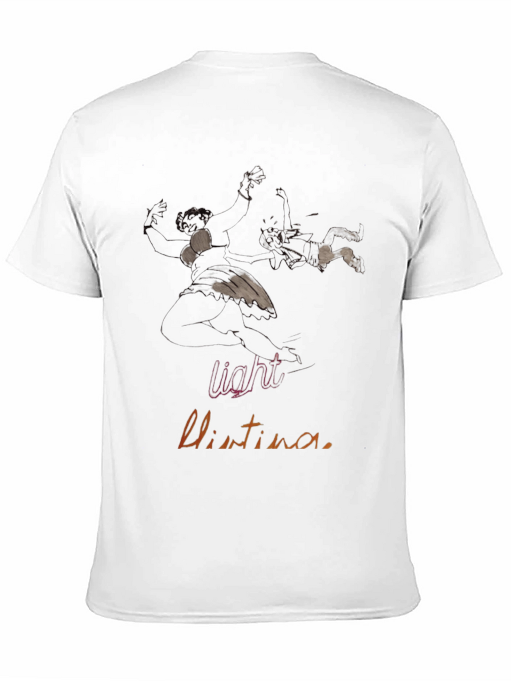 Light Christina Black Graphic Tee