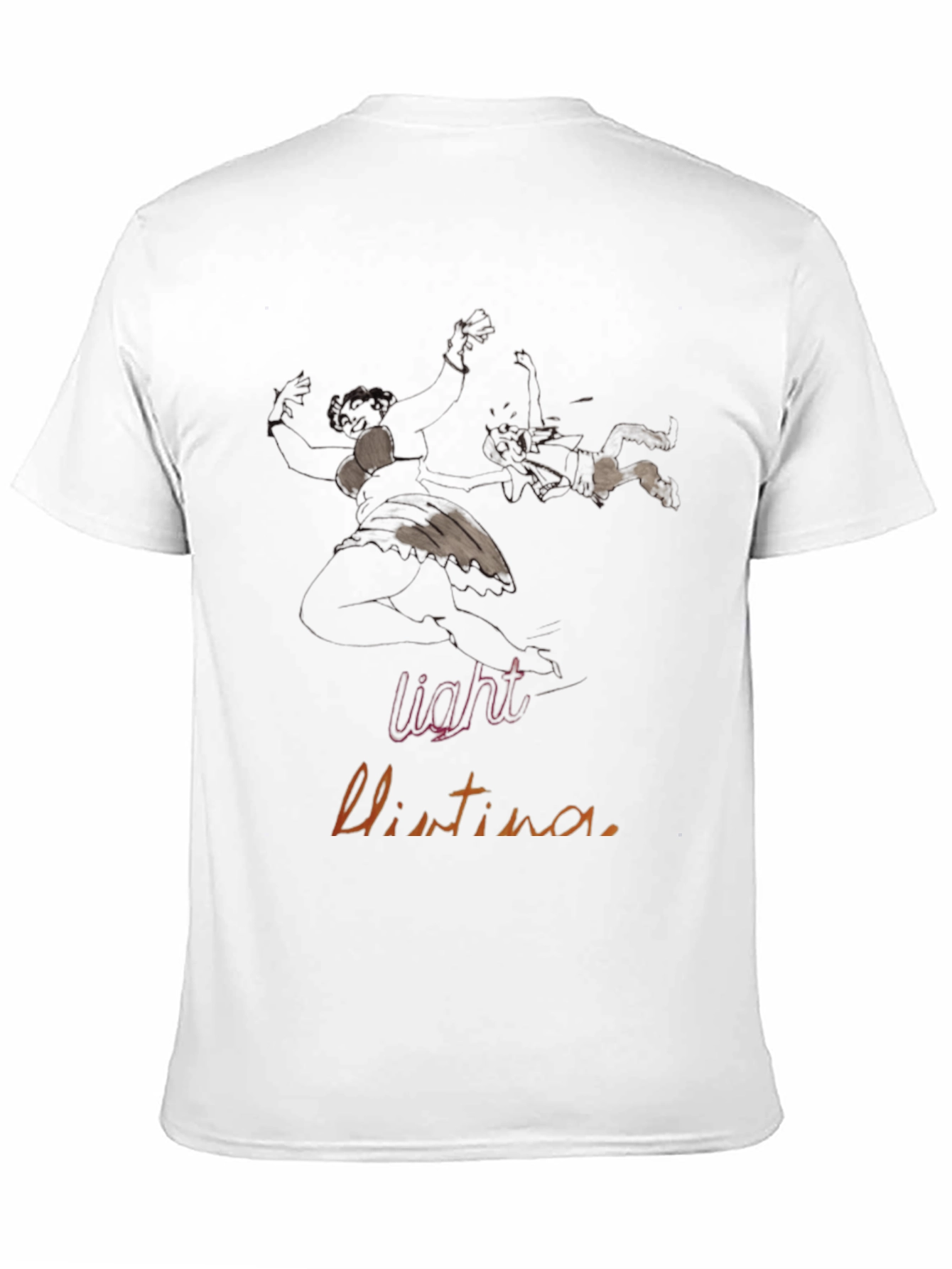Light Christina Black Graphic Tee