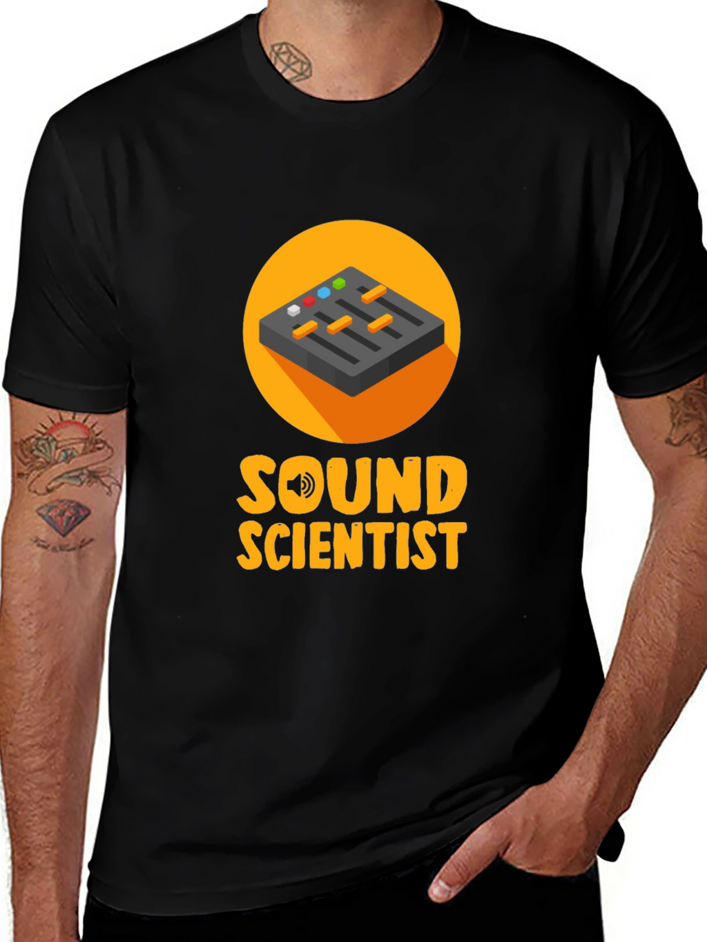 Sound Scientist Graphic T-Shirt - Music Lover Tee