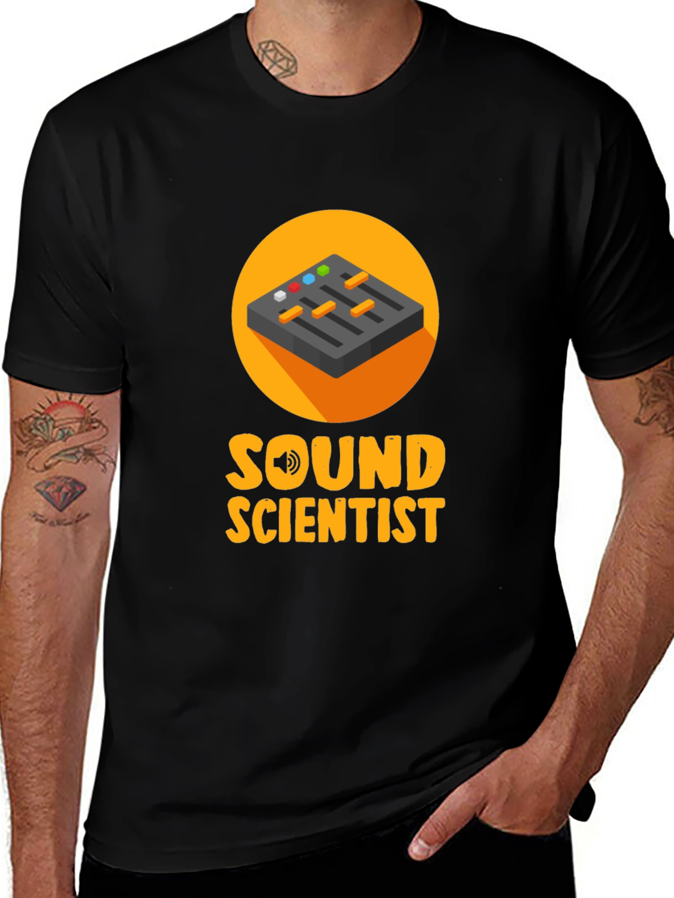 Sound Scientist Graphic T-Shirt - Music Lover Tee