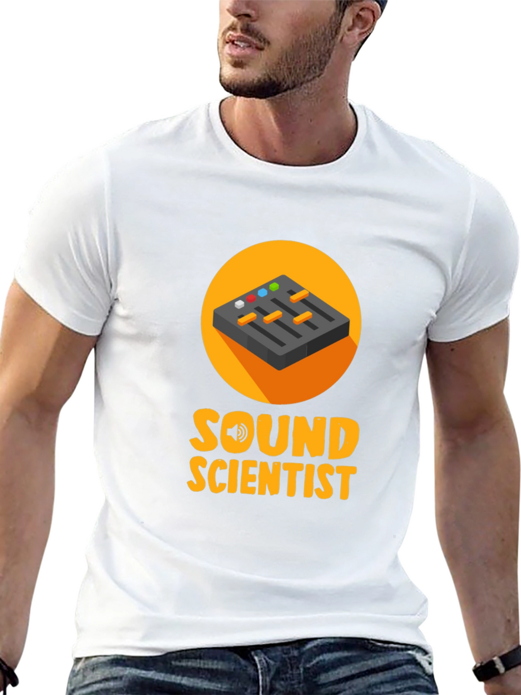 Sound Scientist Graphic T-Shirt - Music Lover Tee
