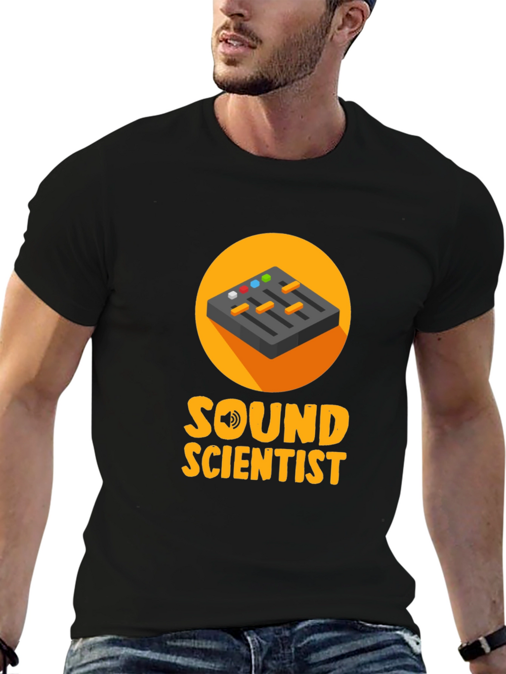 Sound Scientist Graphic T-Shirt - Music Lover Tee
