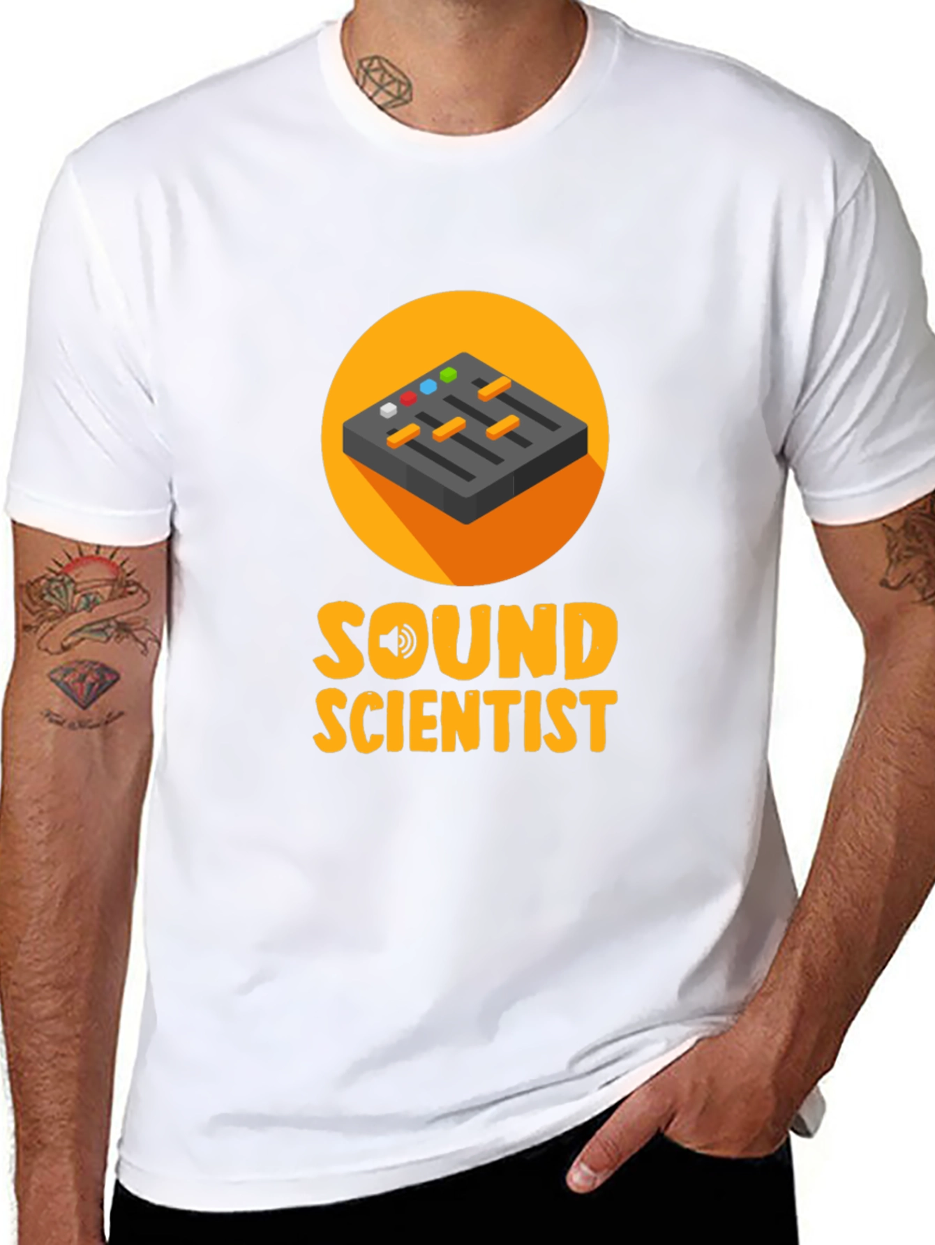 Sound Scientist Graphic T-Shirt - Music Lover Tee