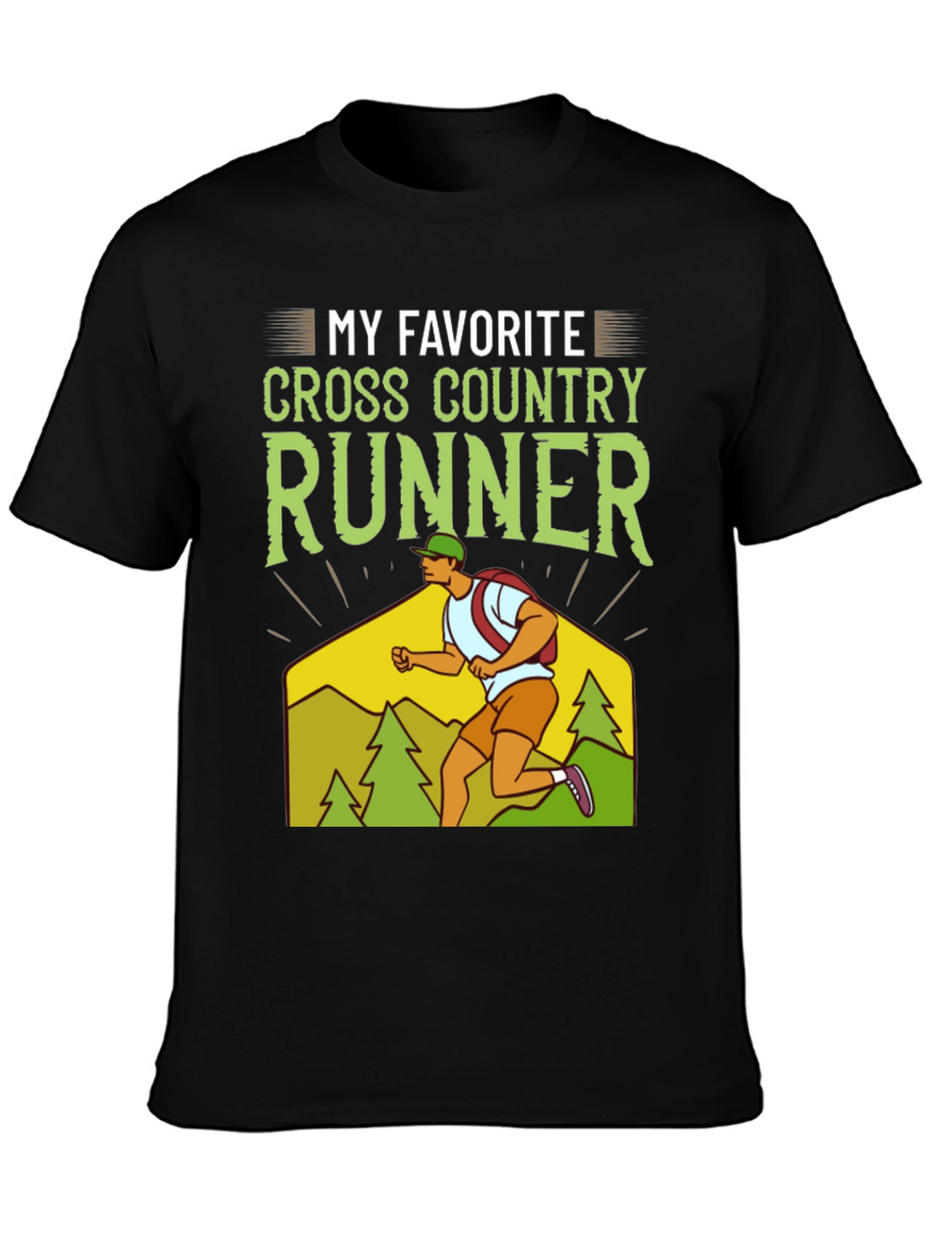 My Favorite Cross Country Runner Graphic T-Shirt