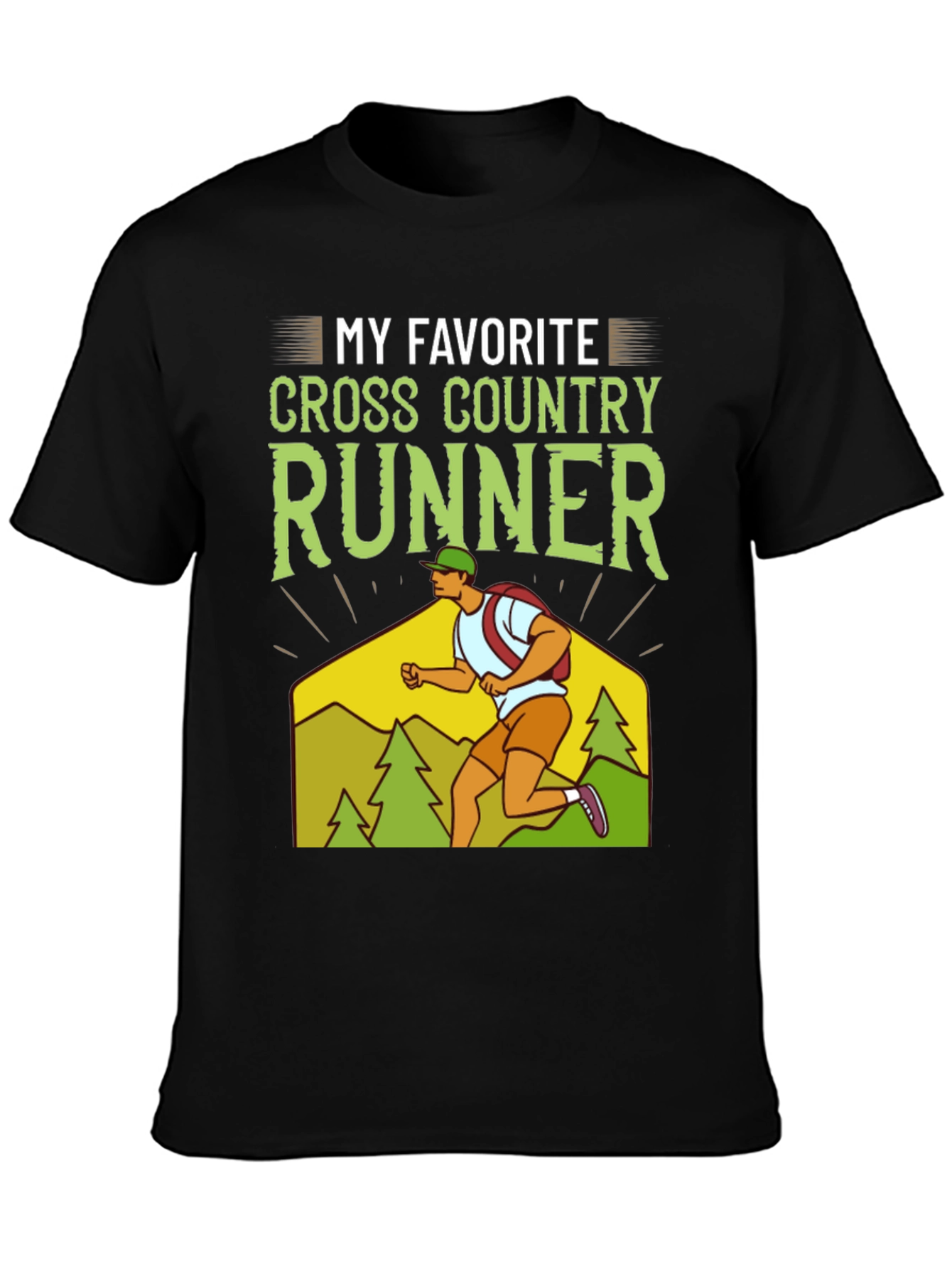 My Favorite Cross Country Runner Graphic T-Shirt