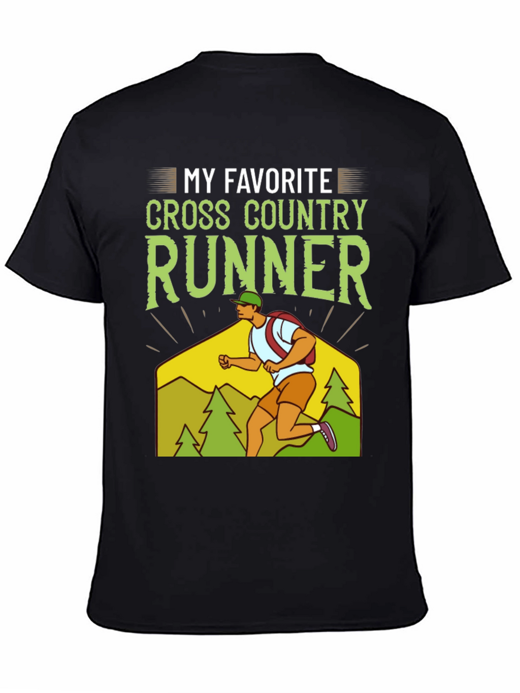 My Favorite Cross Country Runner Graphic T-Shirt