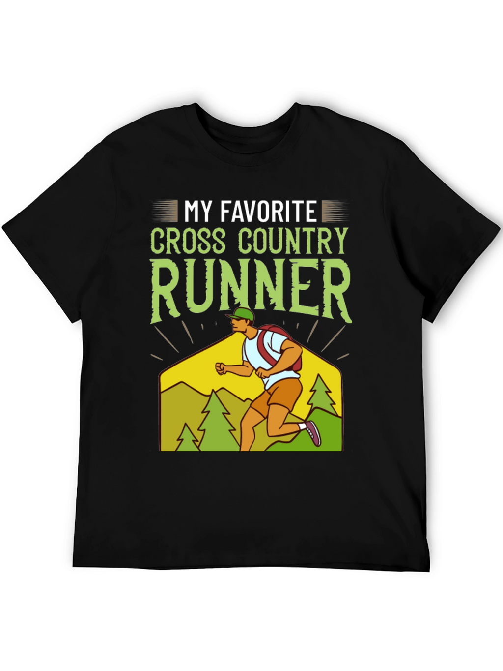 My Favorite Cross Country Runner Graphic T-Shirt