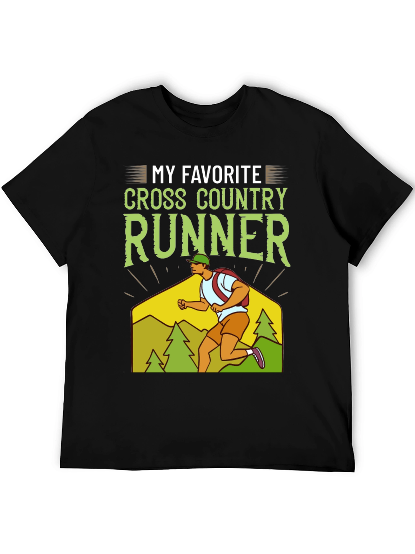 My Favorite Cross Country Runner Graphic T-Shirt