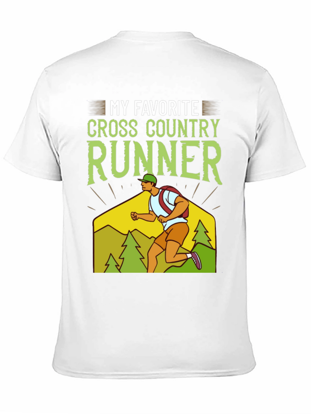 My Favorite Cross Country Runner Graphic T-Shirt
