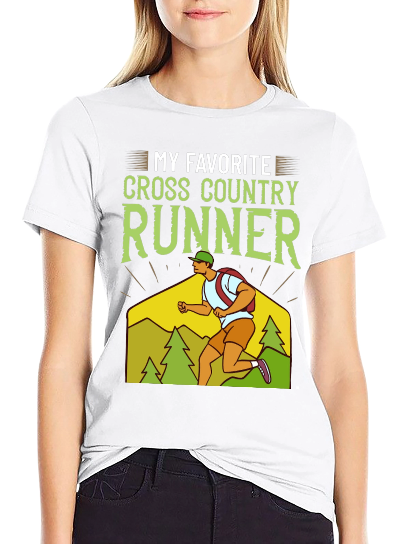 My Favorite Cross Country Runner Graphic T-Shirt