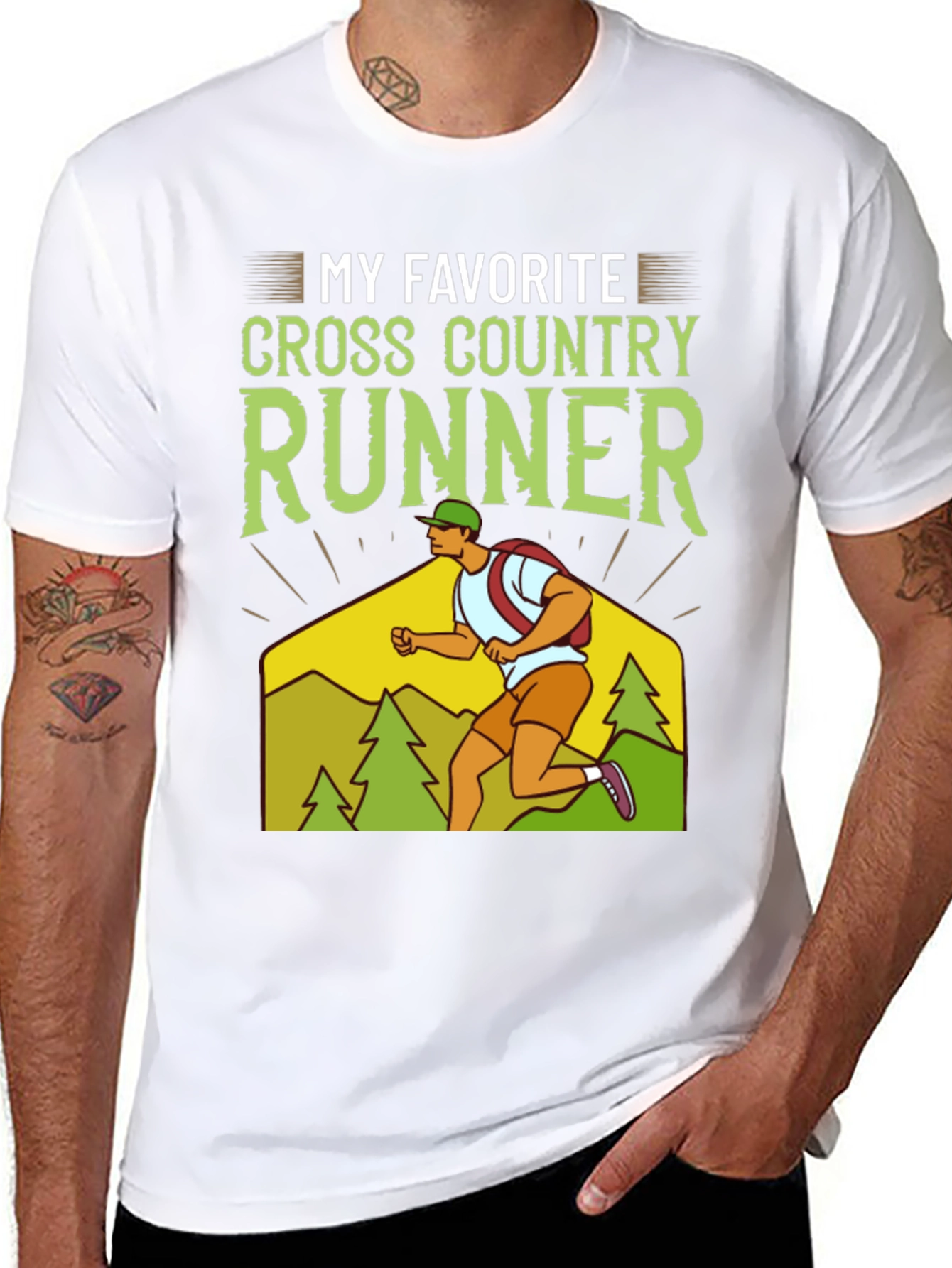 My Favorite Cross Country Runner Graphic T-Shirt