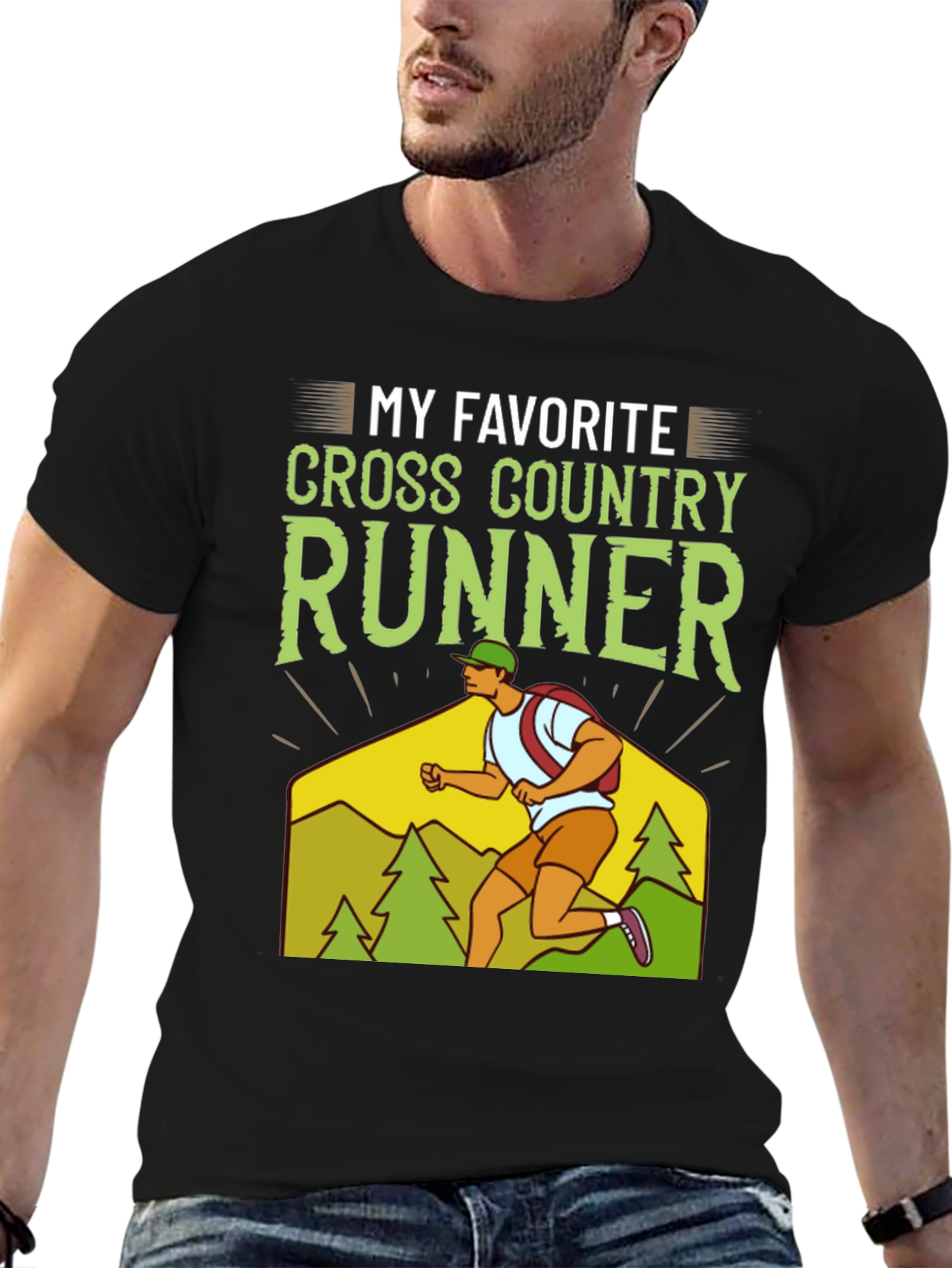 My Favorite Cross Country Runner Graphic T-Shirt