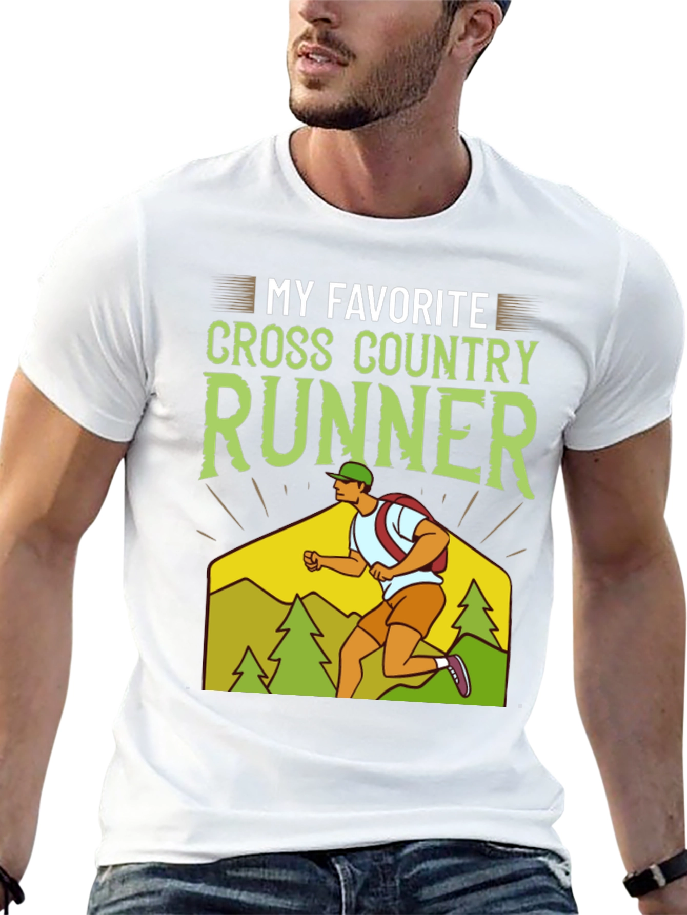 My Favorite Cross Country Runner Graphic T-Shirt