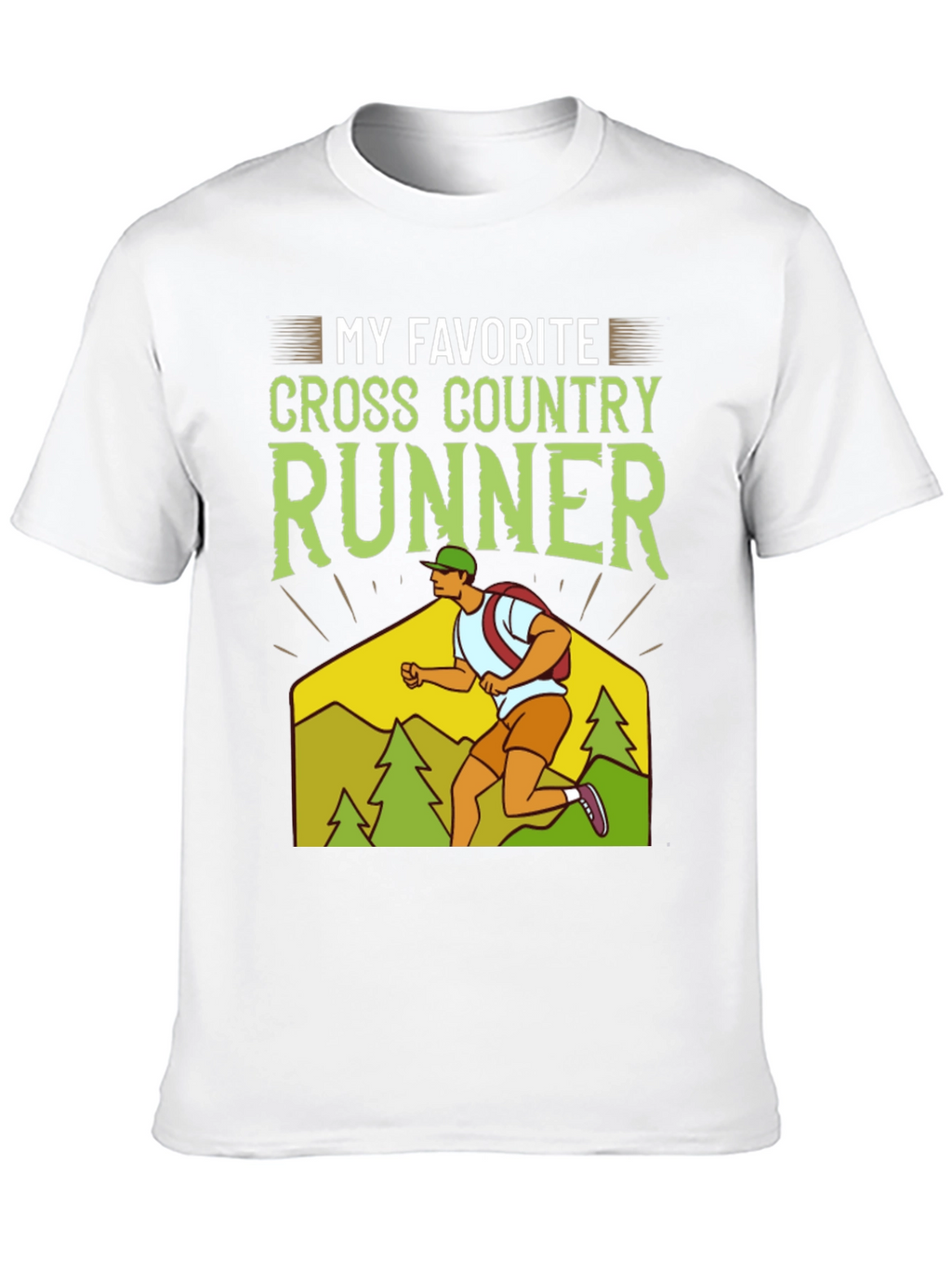 My Favorite Cross Country Runner Graphic T-Shirt