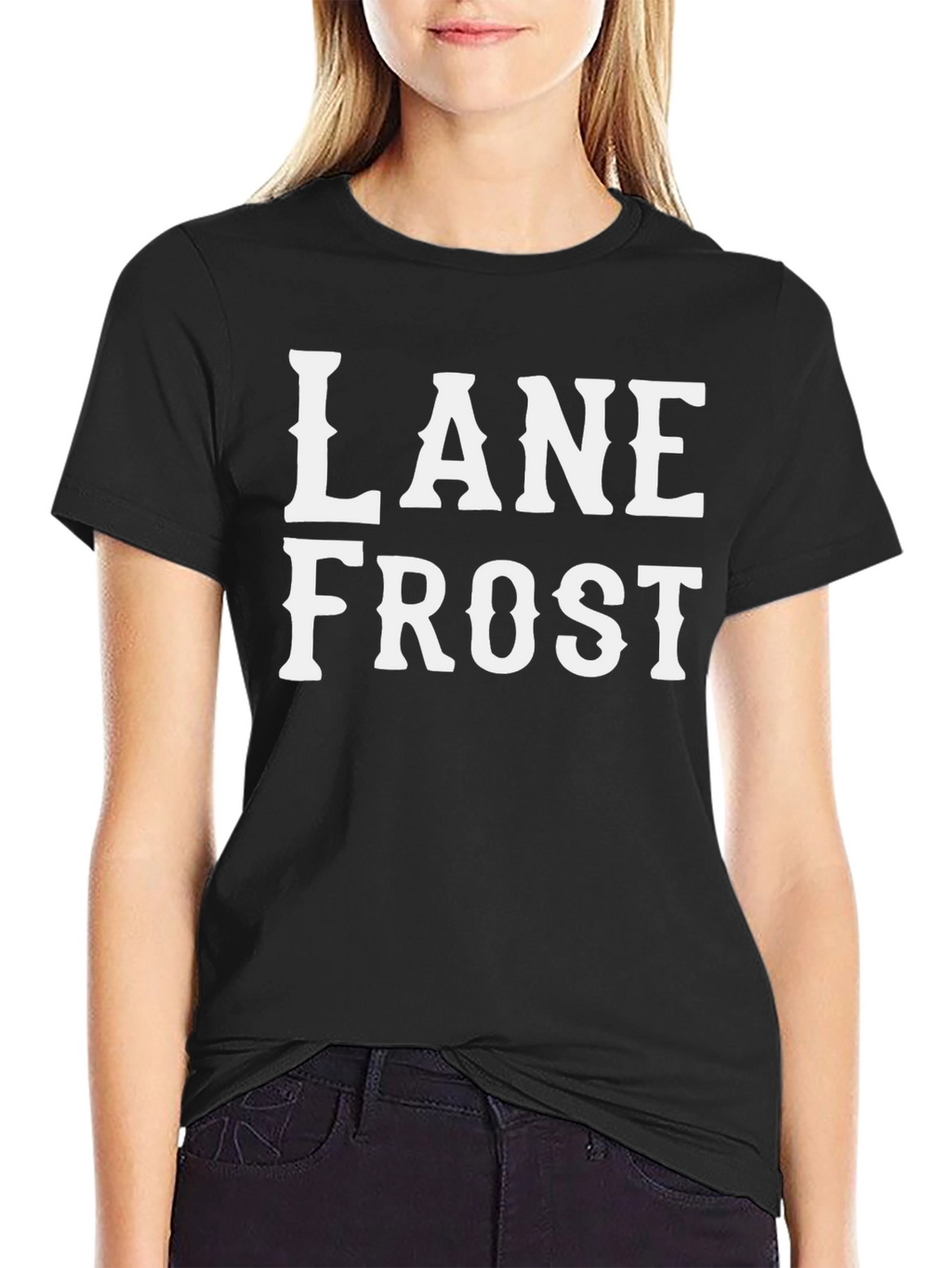 Lane Frost Graphic Tee - Classic Black Cotton T-Shirt