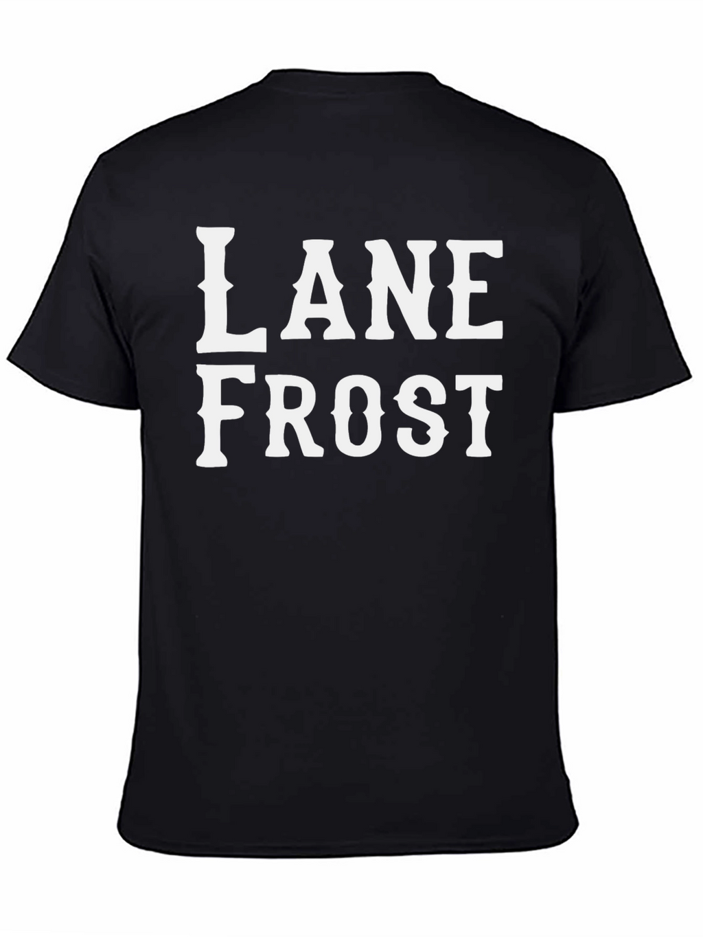 Lane Frost Graphic Tee - Classic Black Cotton T-Shirt
