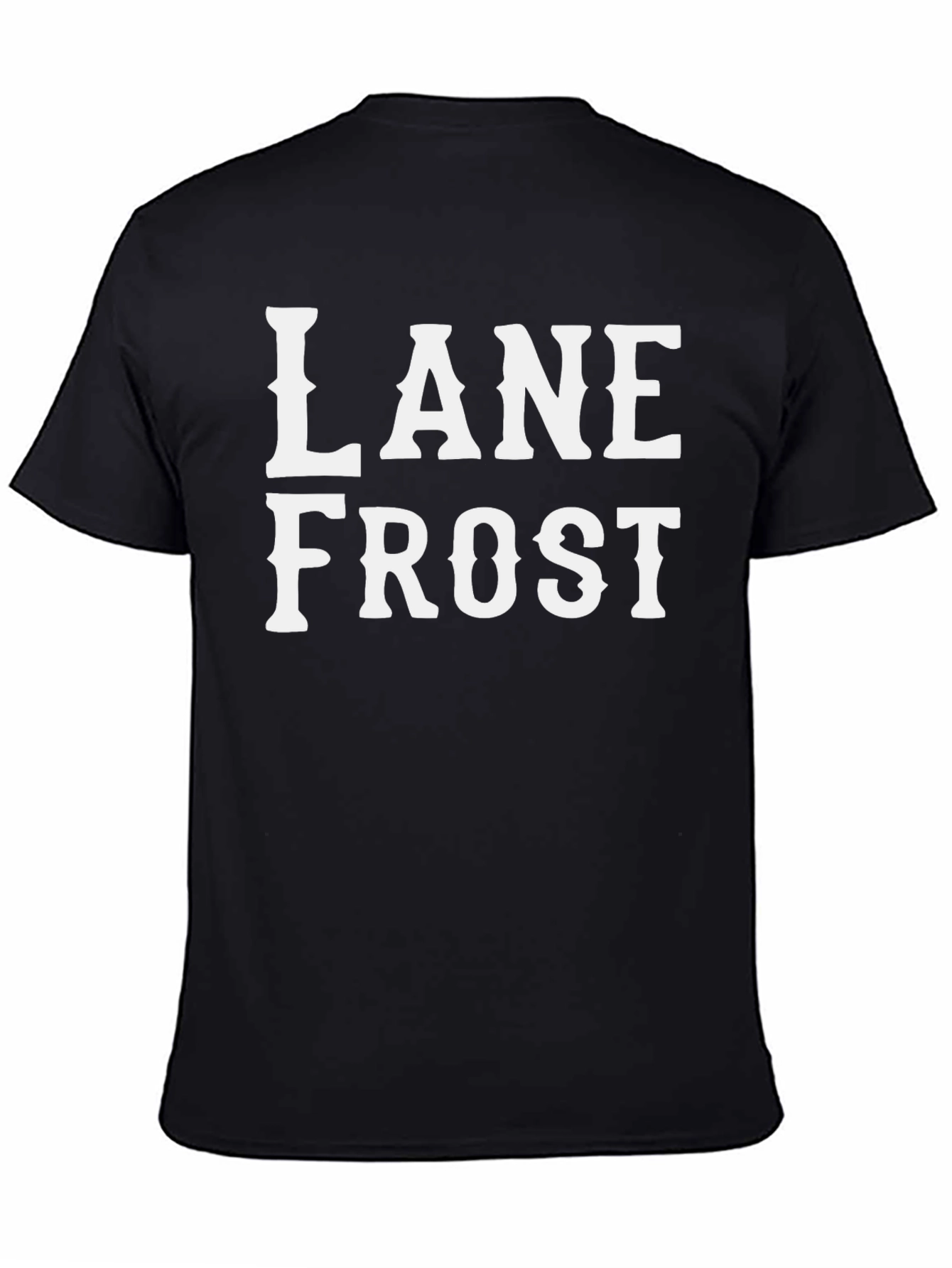 Lane Frost Graphic Tee - Classic Black Cotton T-Shirt