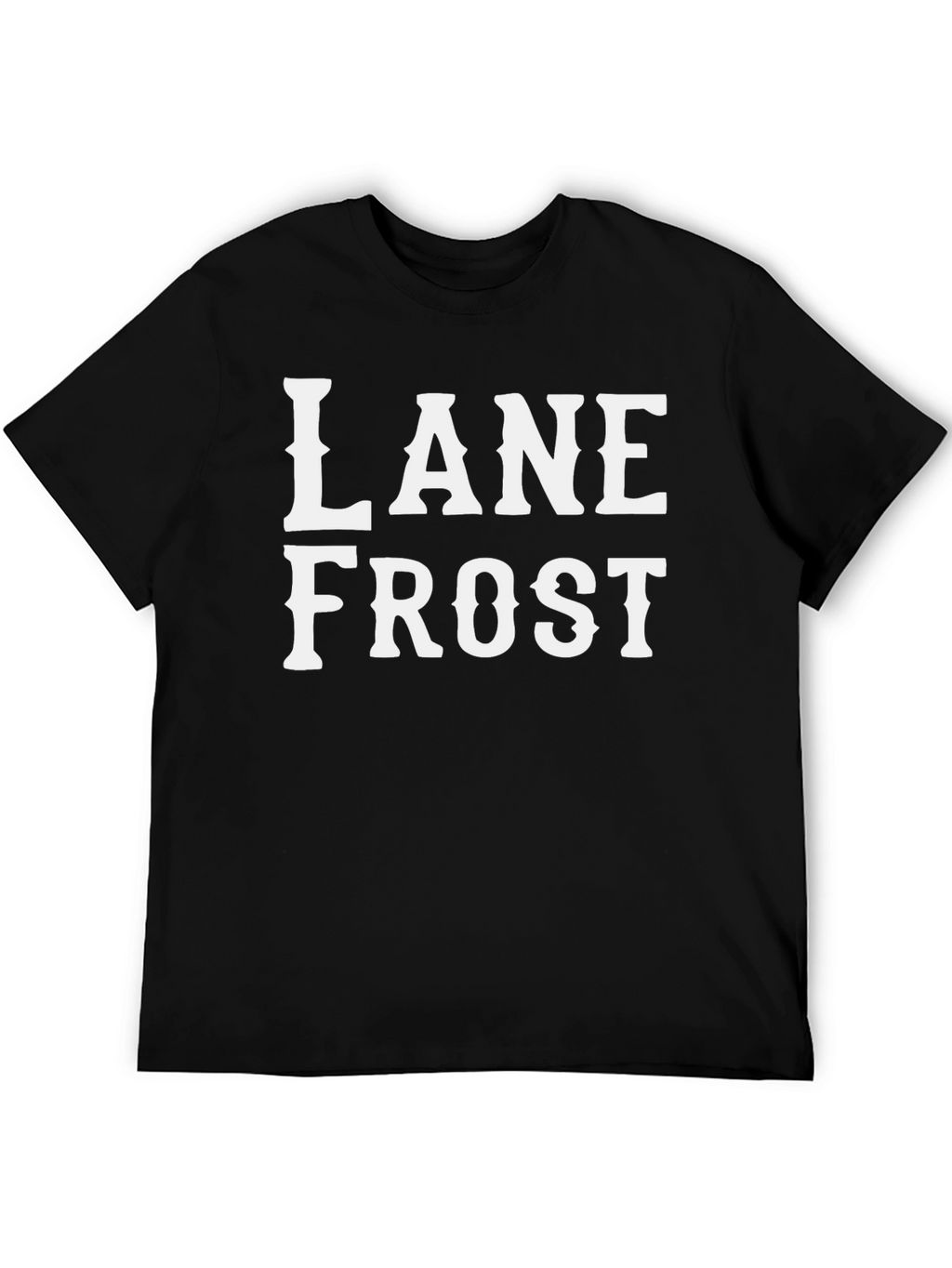 Lane Frost Graphic Tee - Classic Black Cotton T-Shirt