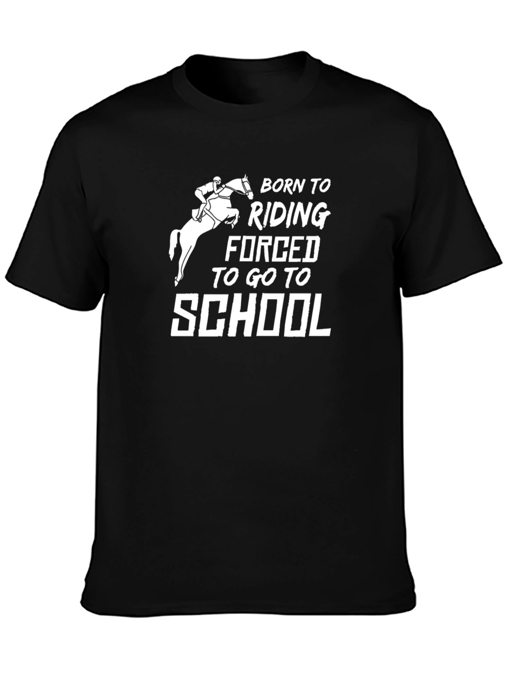 Born to Riding Black T-Shirt