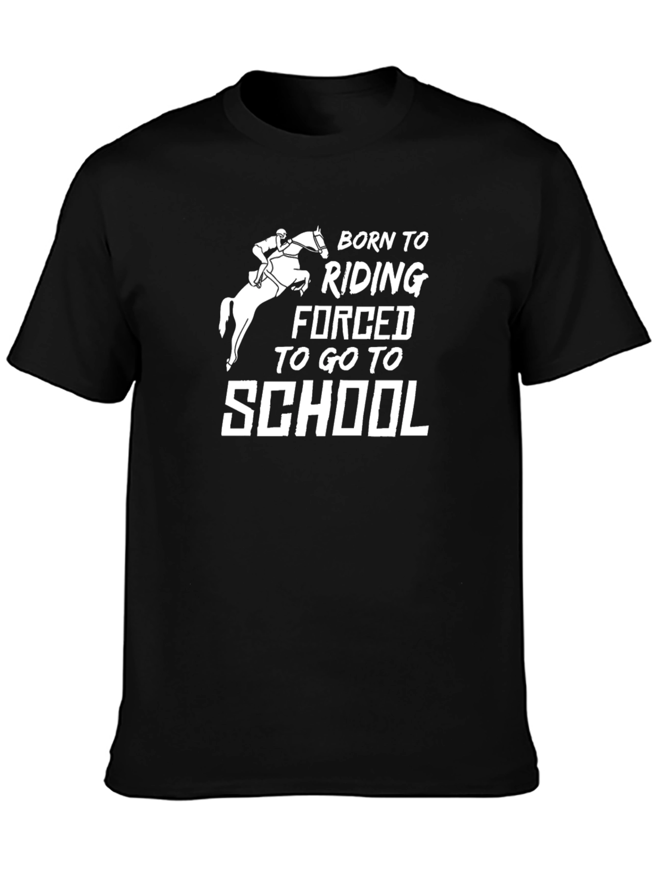 Born to Riding Black T-Shirt