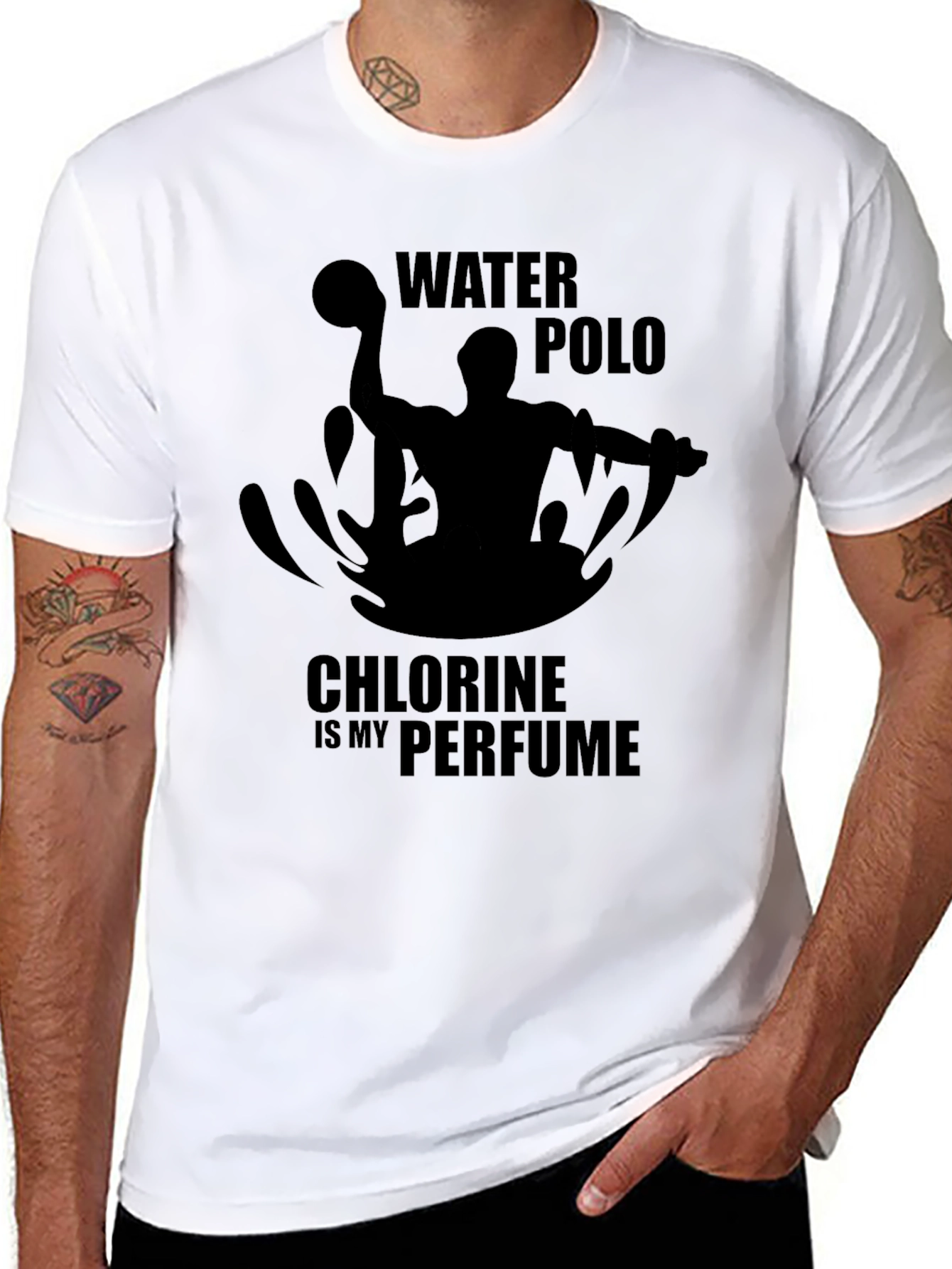 Water Polo Chlorine Perfume Graphic T-Shirt