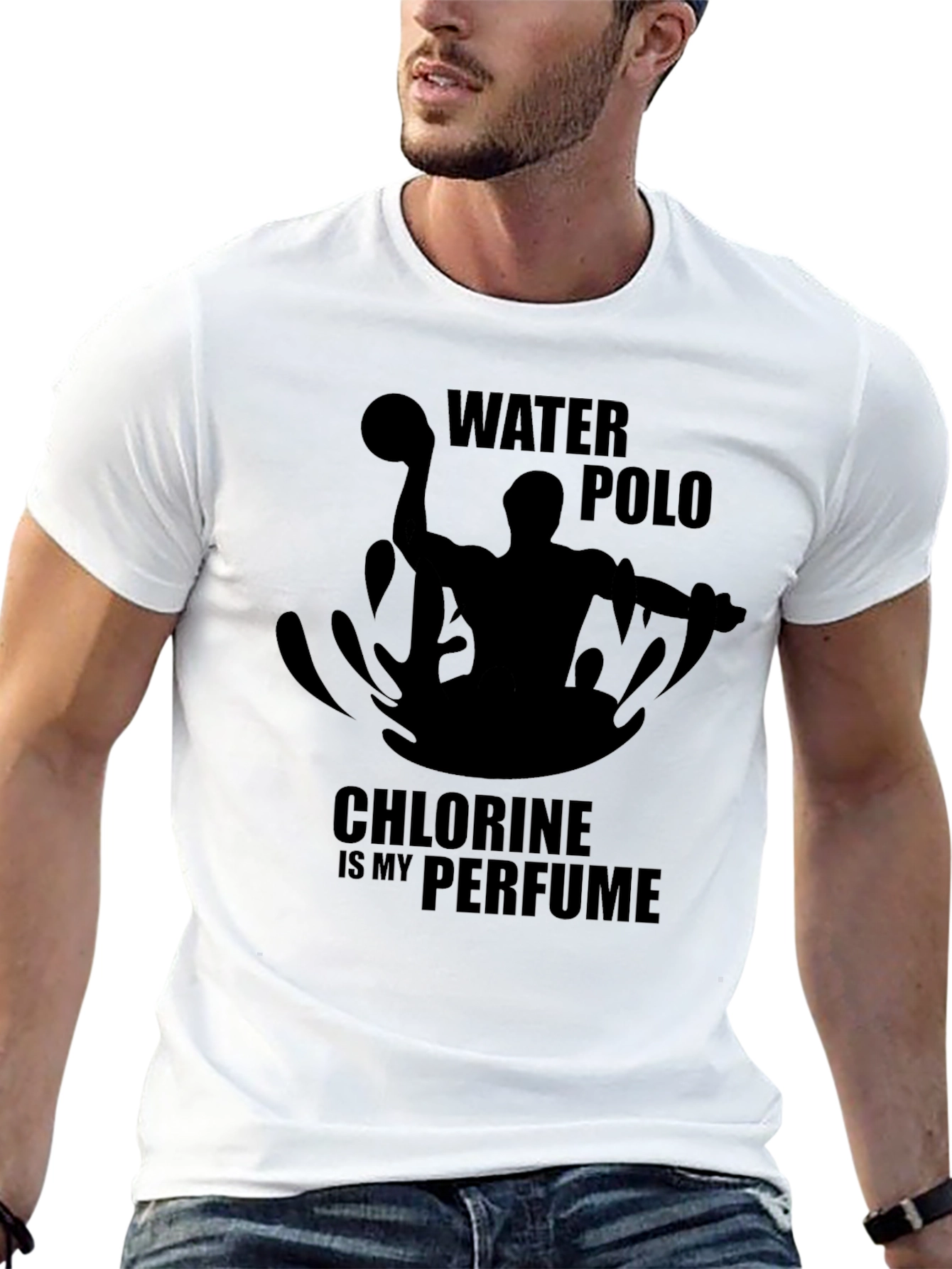 Water Polo Chlorine Perfume Graphic T-Shirt