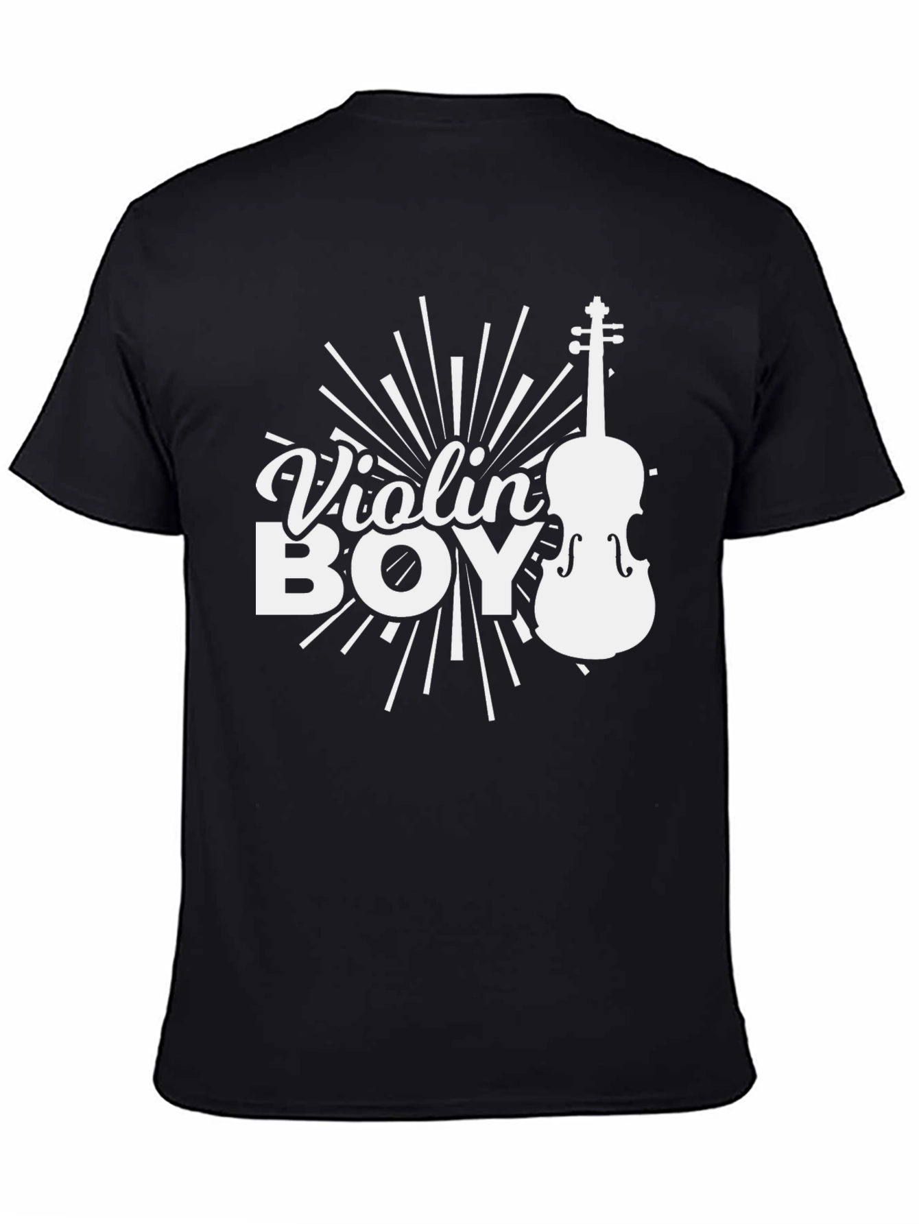 Violin Boy Graphic Tee - Musician T-Shirt