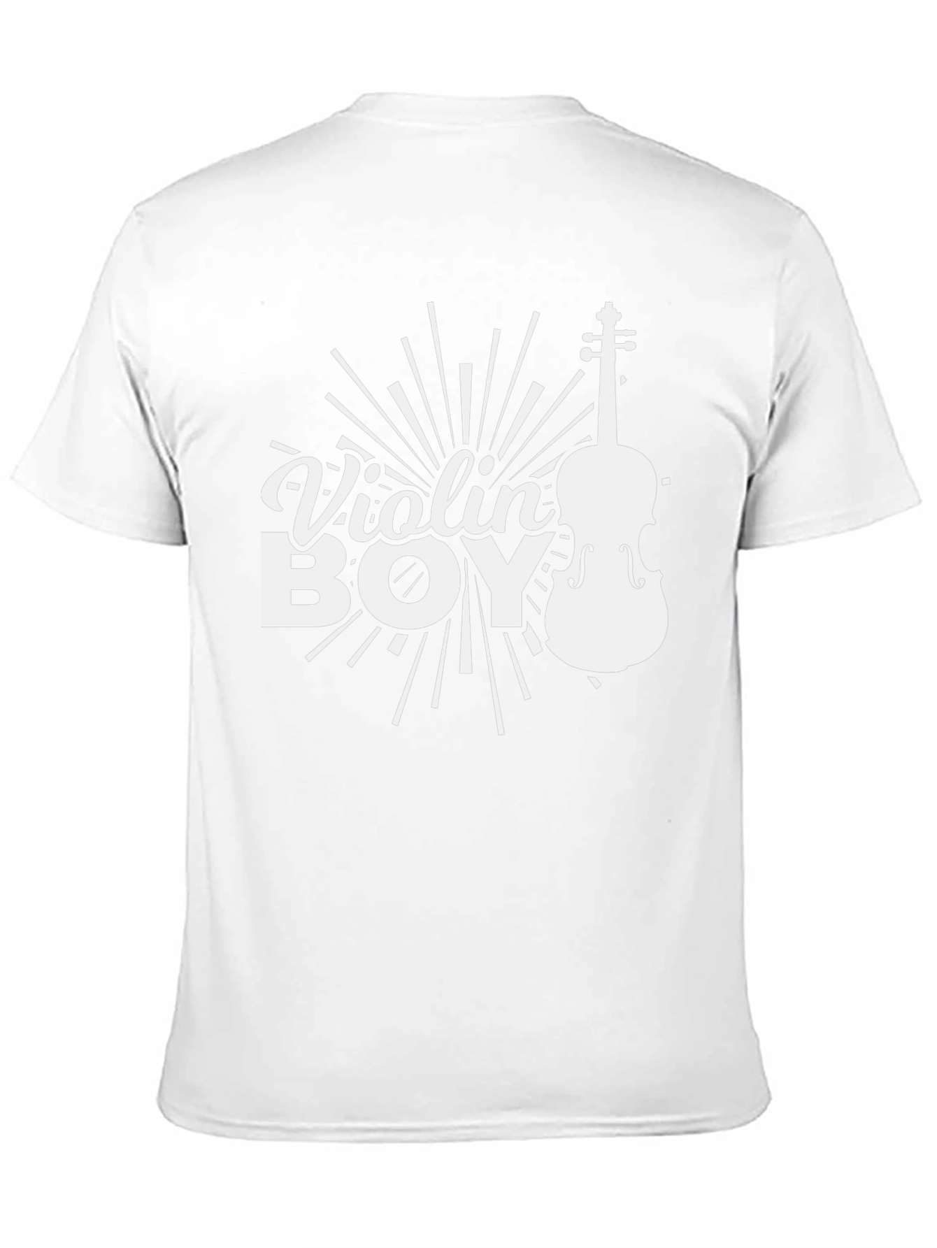 Violin Boy Graphic Tee - Musician T-Shirt