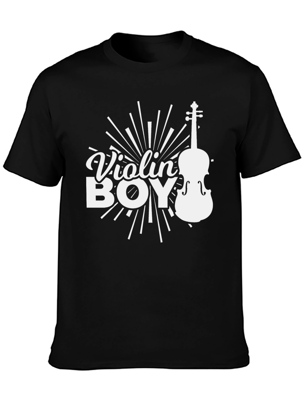 Violin Boy Graphic Tee - Musician T-Shirt