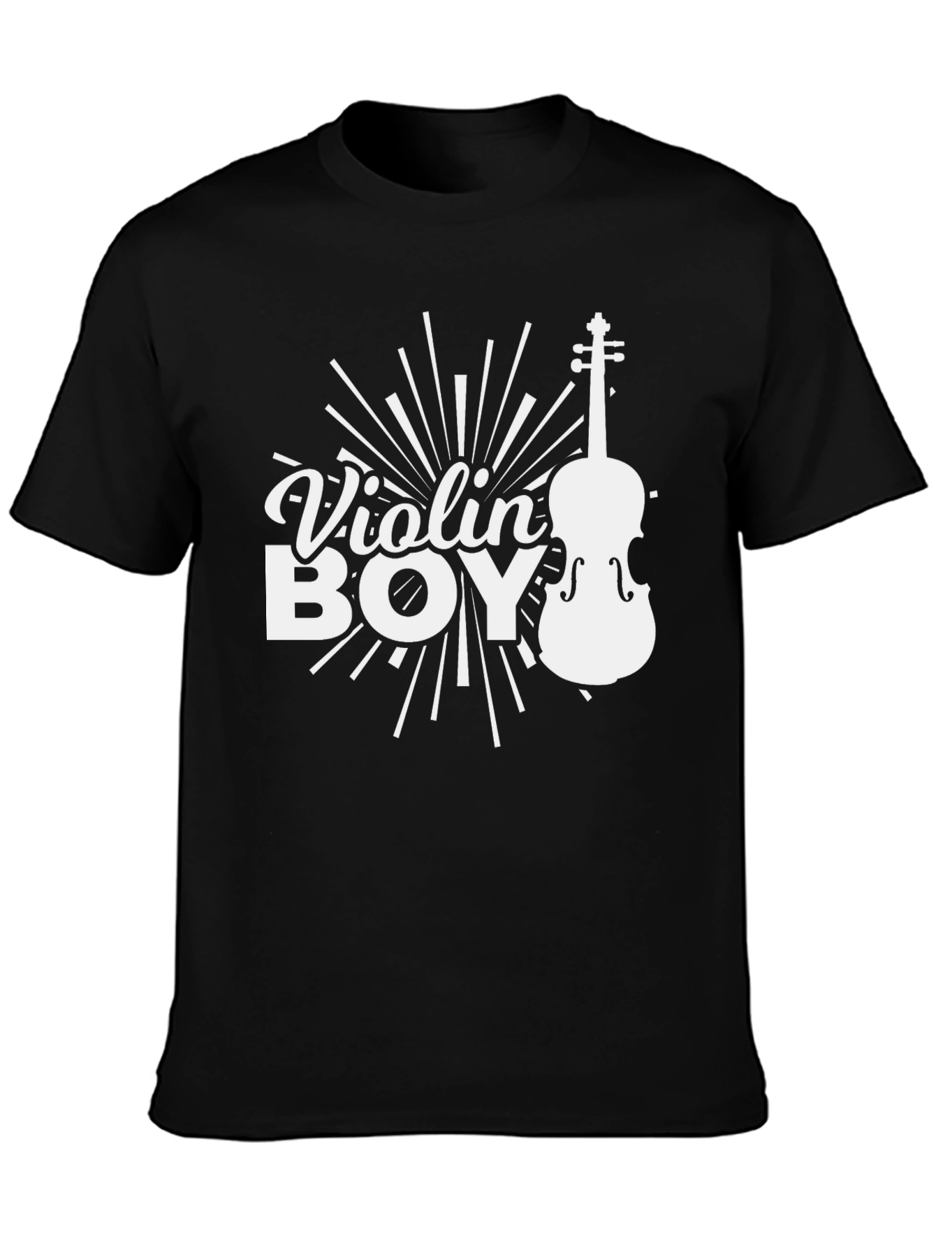 Violin Boy Graphic Tee - Musician T-Shirt