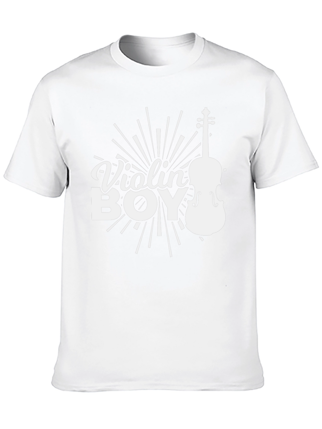Violin Boy Graphic Tee - Musician T-Shirt