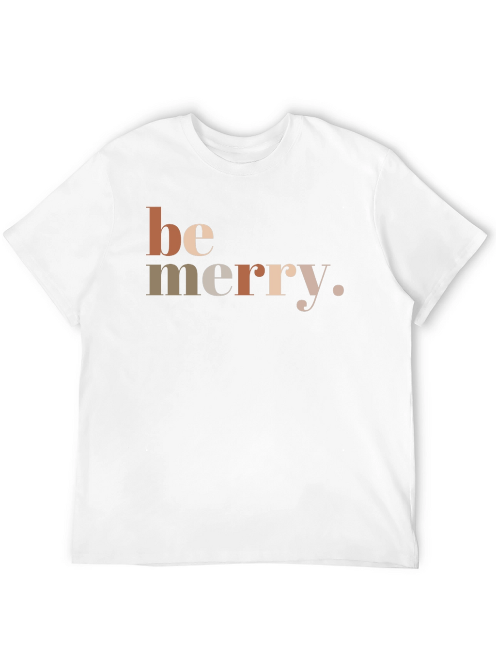 Be Merry Graphic T-Shirt - Black