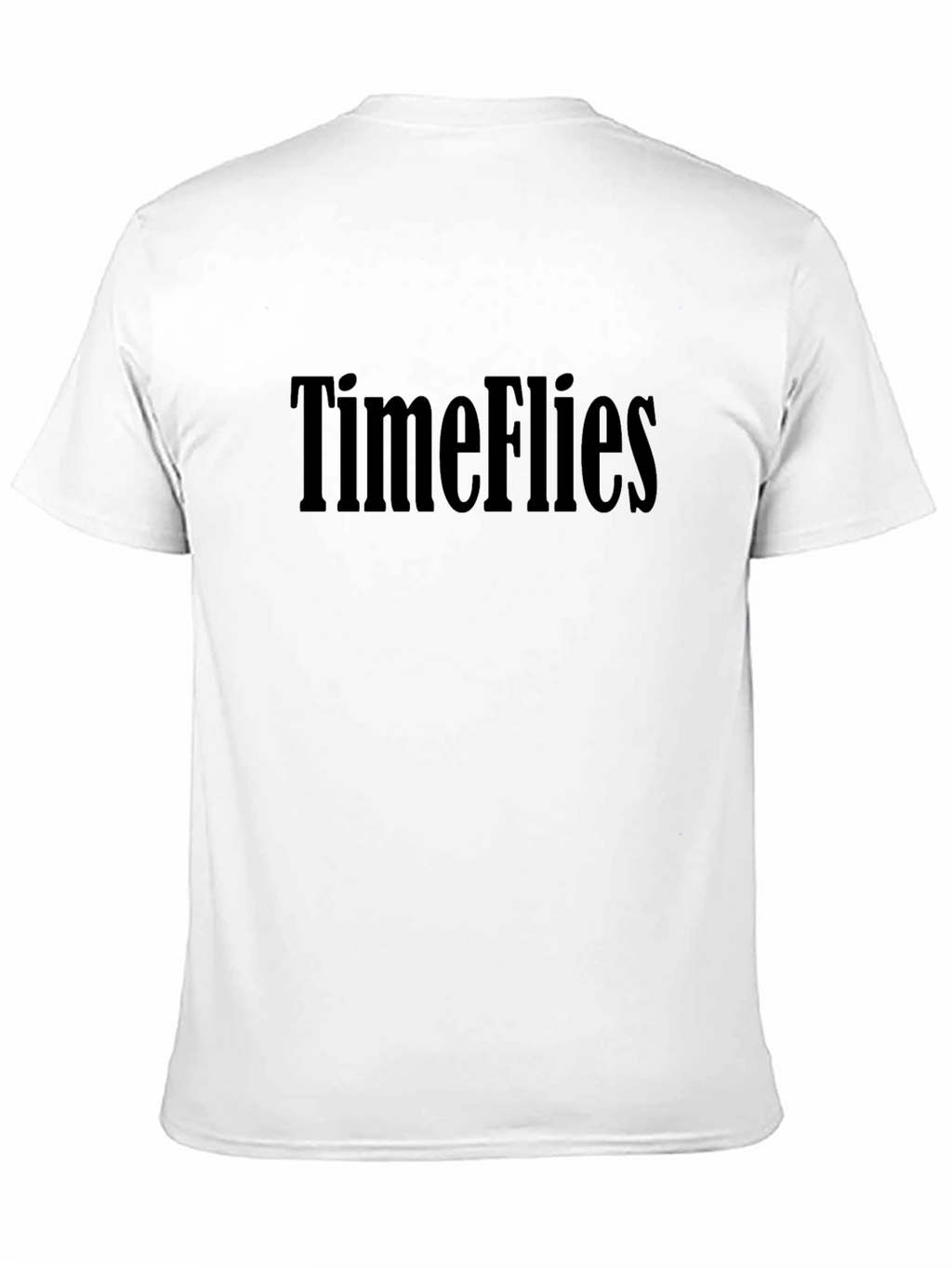 Time Flies Black T-Shirt - Classic Casual Tee