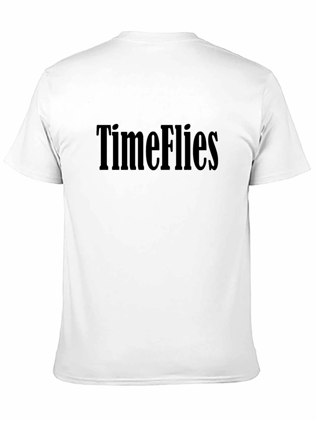 Time Flies Black T-Shirt - Classic Casual Tee