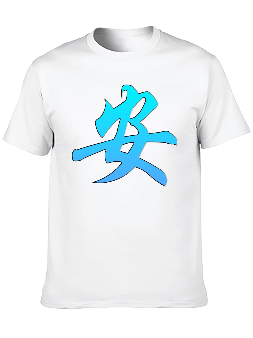 Kanji Symbol Graphic Tee - Stylish Mens Black T-Shirt