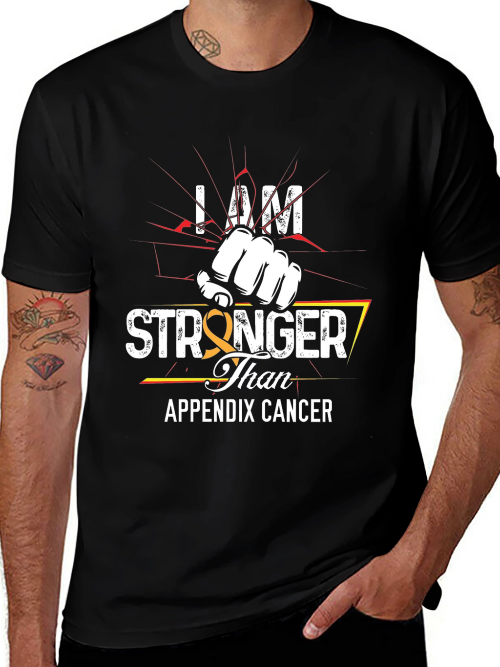 I am Stronger Than Appendix Cancer T-Shirt