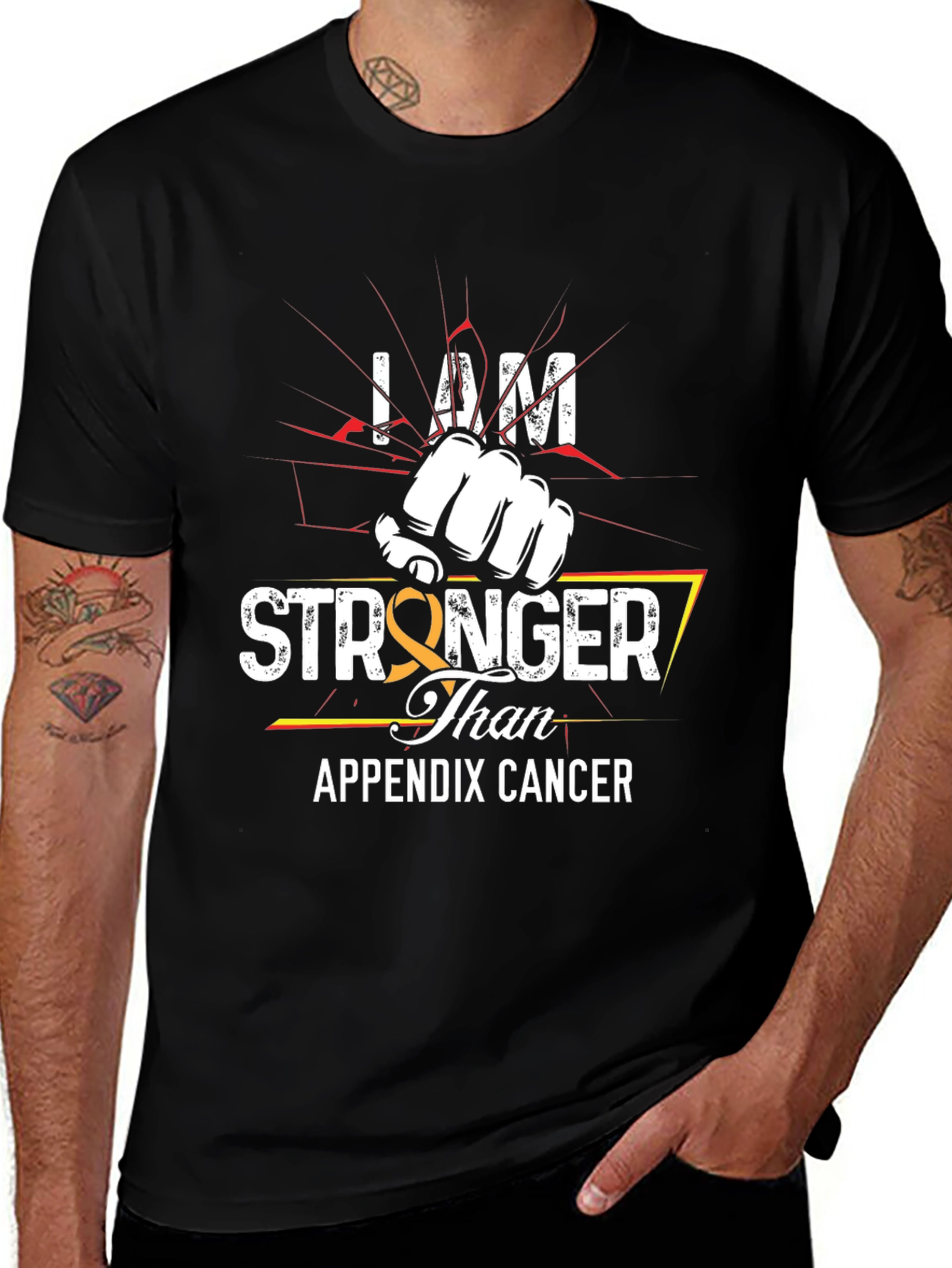 I am Stronger Than Appendix Cancer T-Shirt