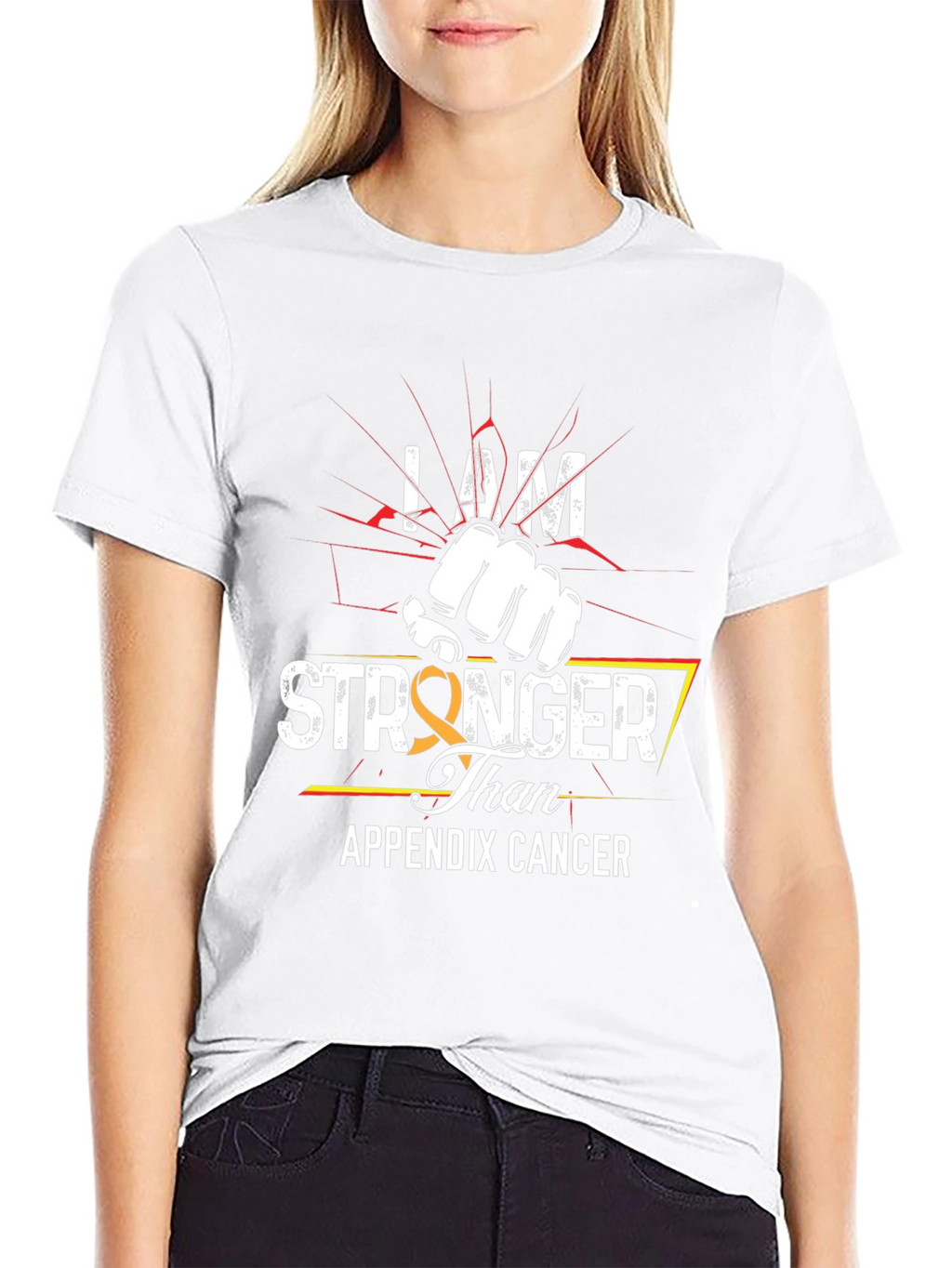 I am Stronger Than Appendix Cancer T-Shirt