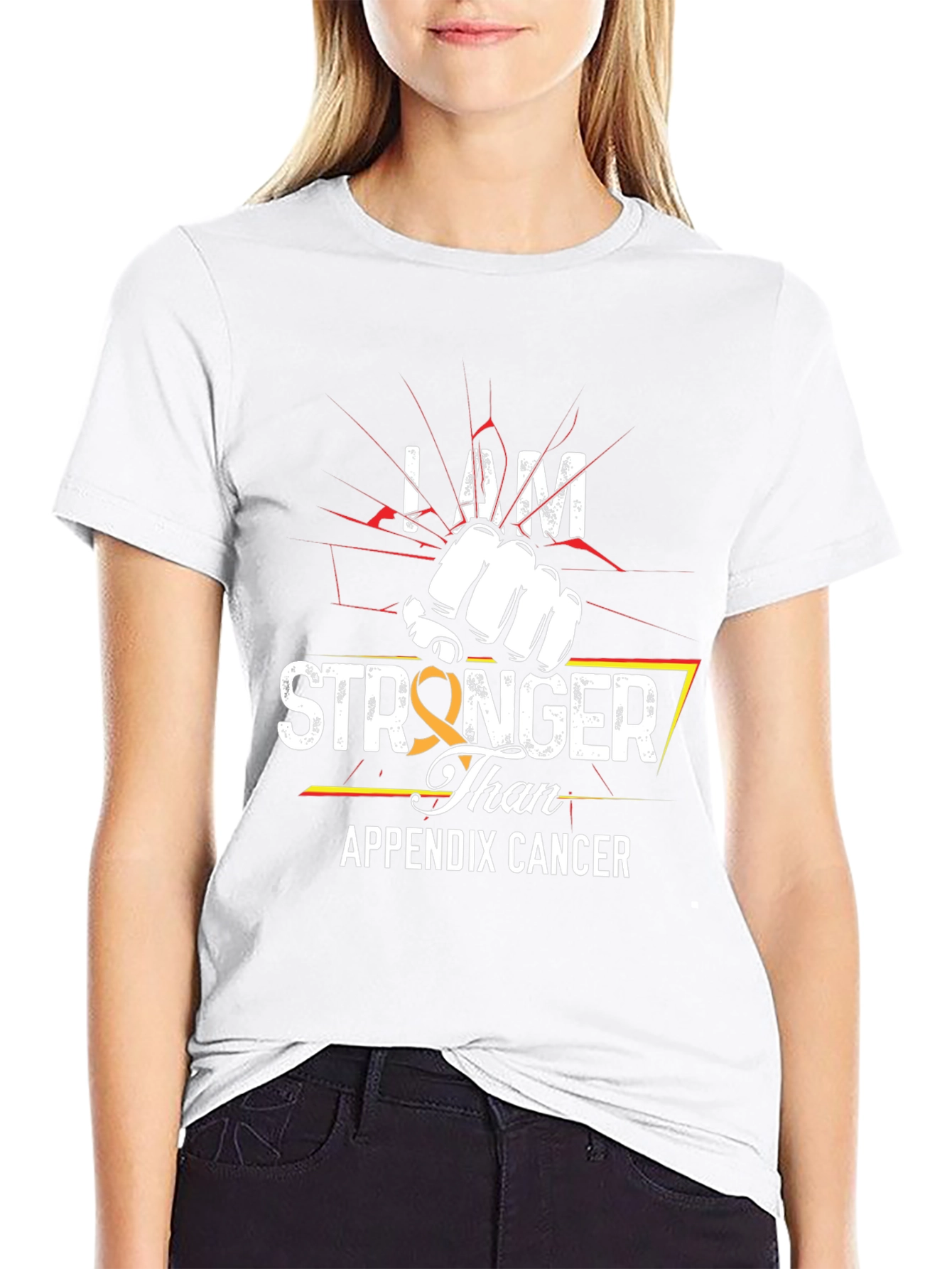 I am Stronger Than Appendix Cancer T-Shirt