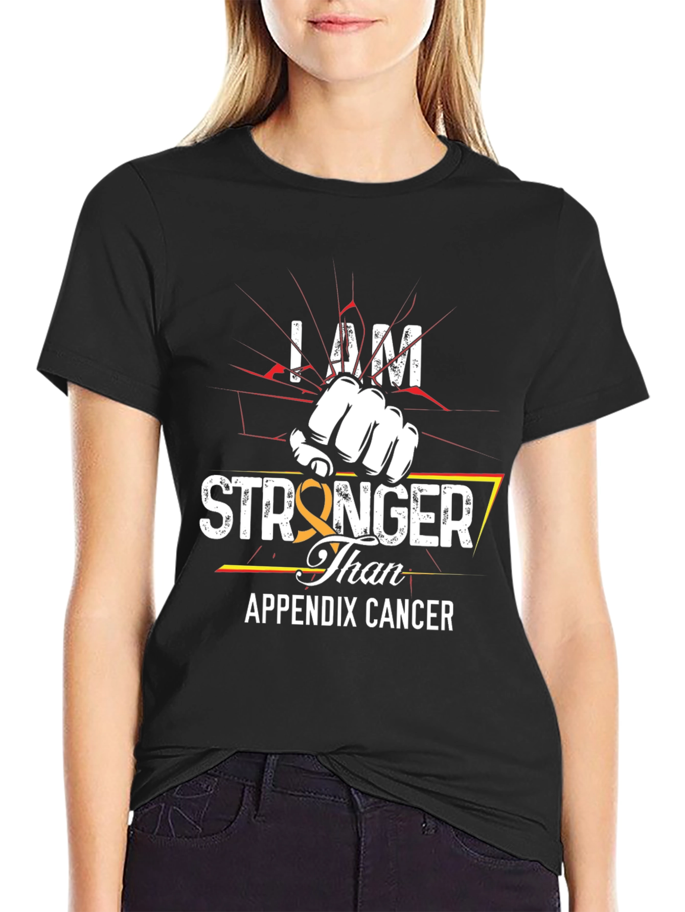 I am Stronger Than Appendix Cancer T-Shirt