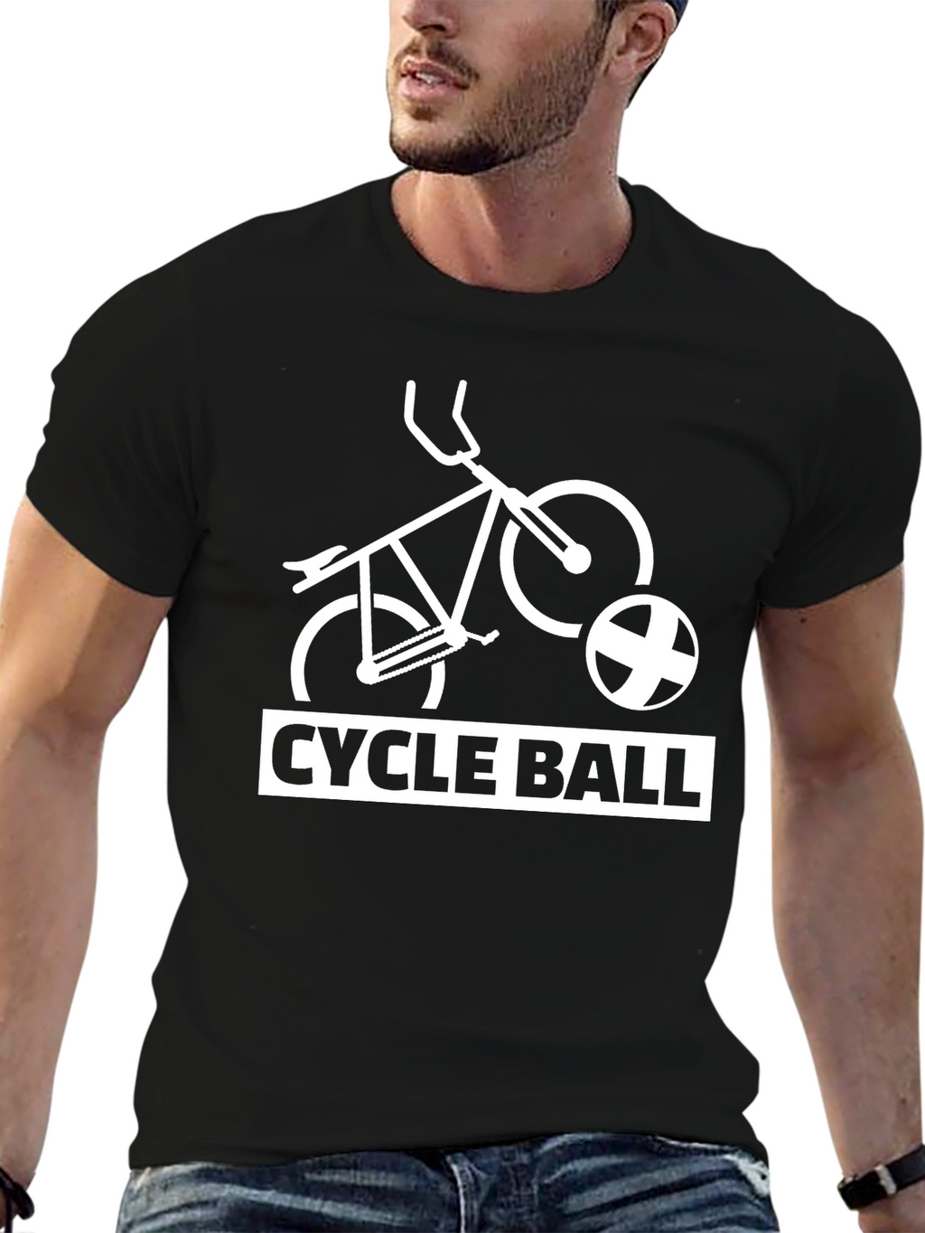 Cycle Ball Graphic Tee - Unique Sports T-Shirt