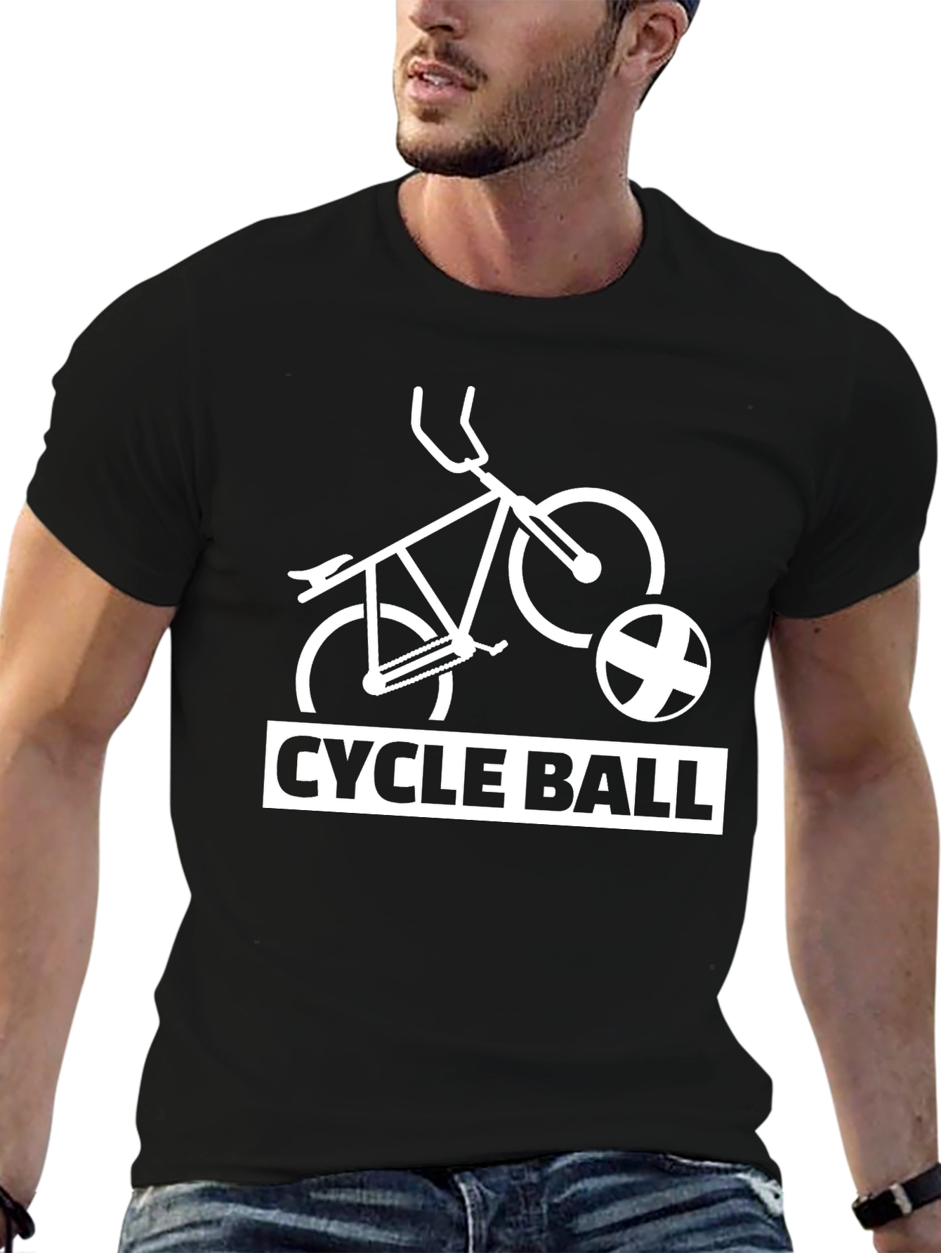 Cycle Ball Graphic Tee - Unique Sports T-Shirt