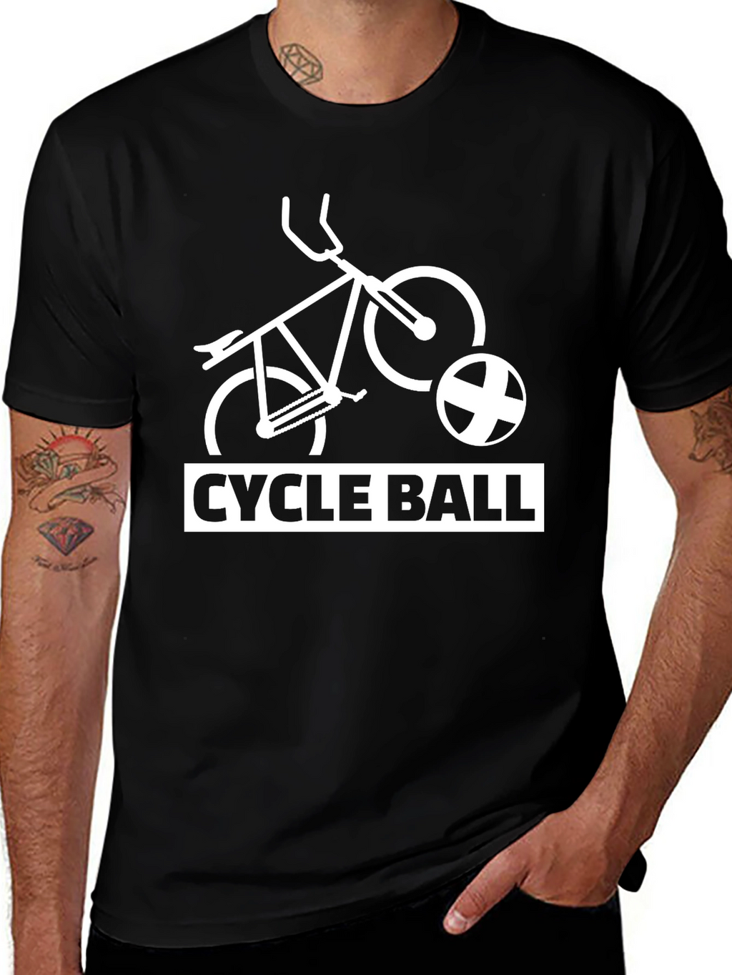 Cycle Ball Graphic Tee - Unique Sports T-Shirt