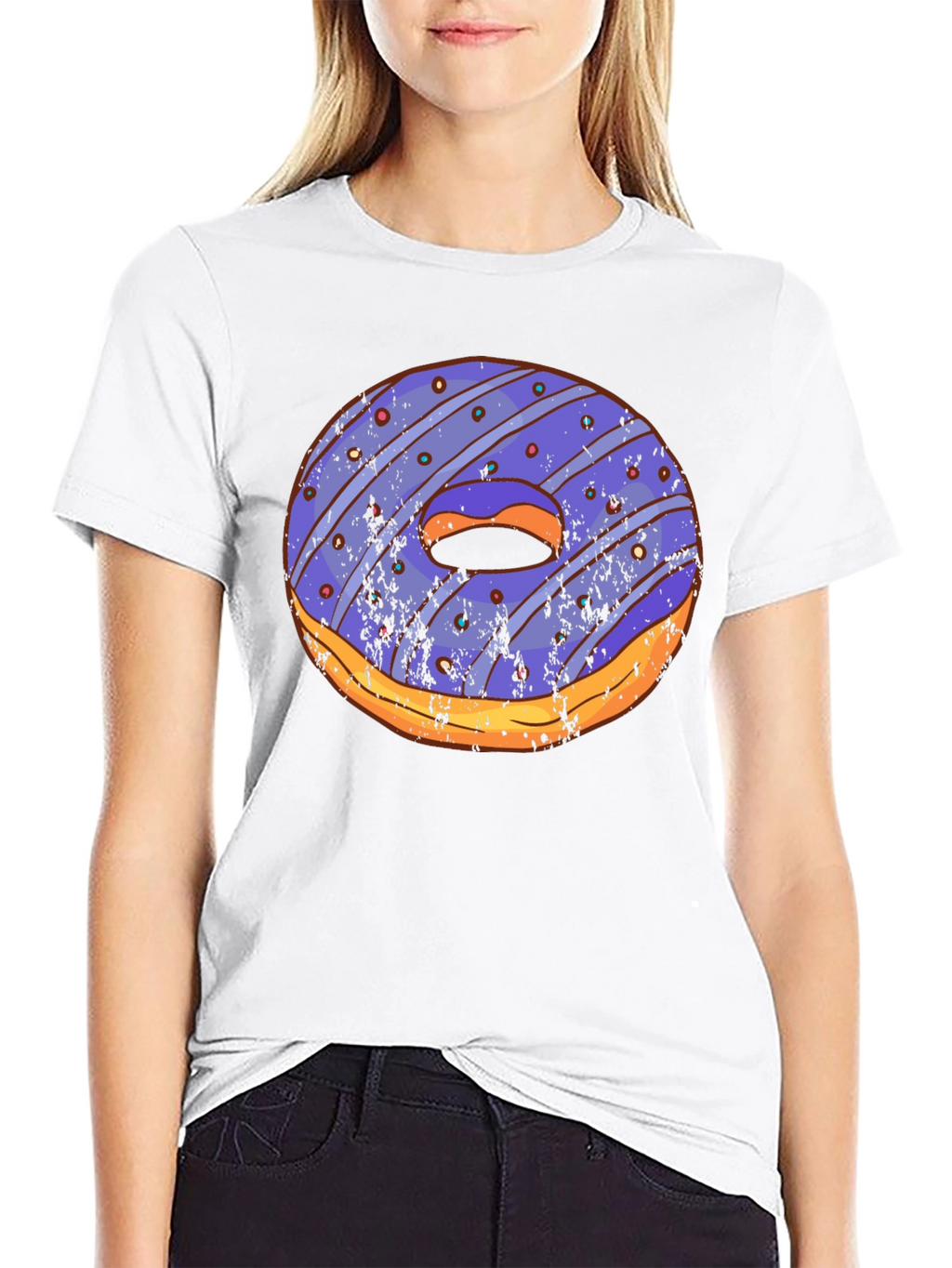 Novelty Donut Graphic T-Shirt